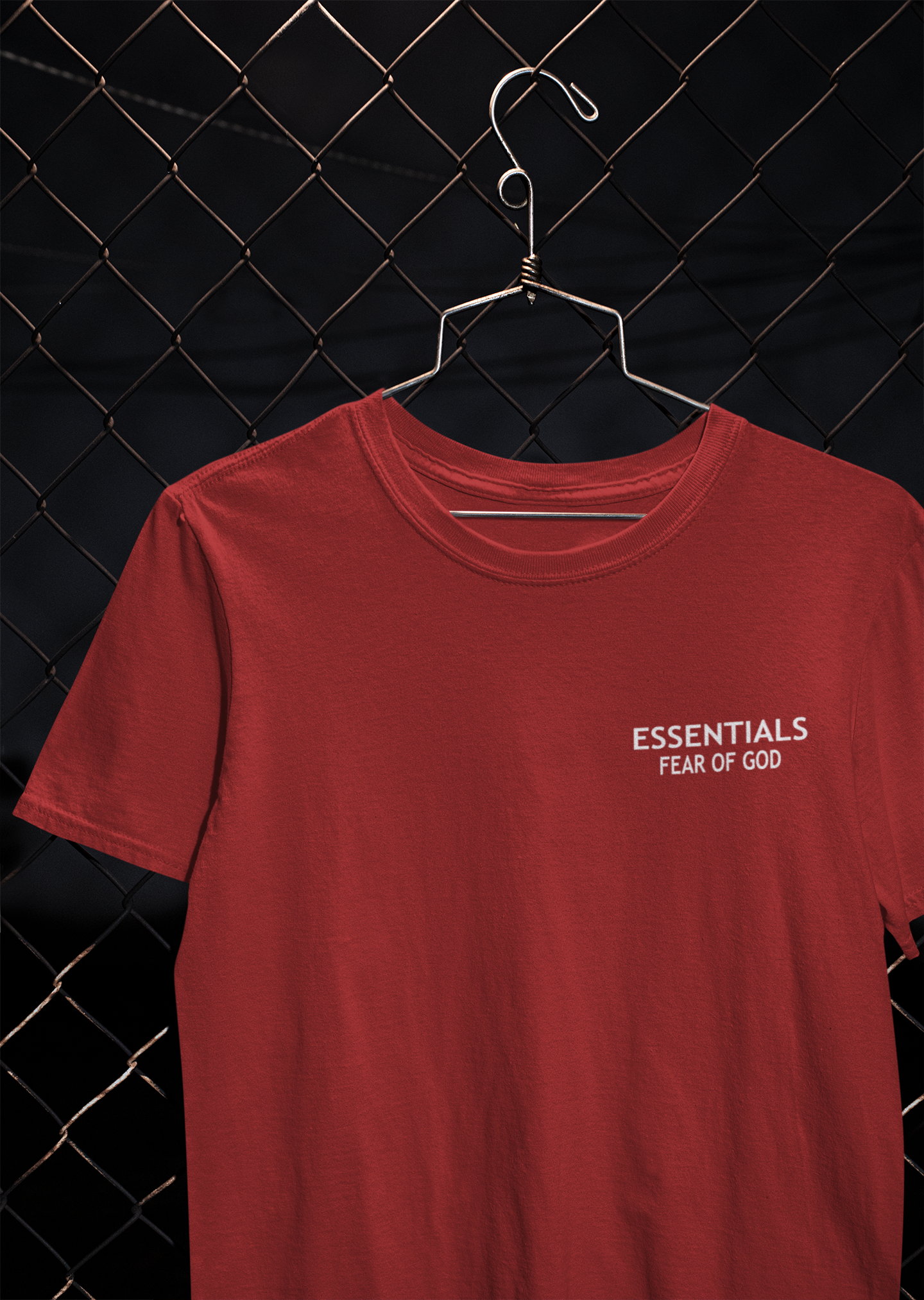 Essentials Fear Of God Women Half Sleeves T-shirt- FunkyTeesClub