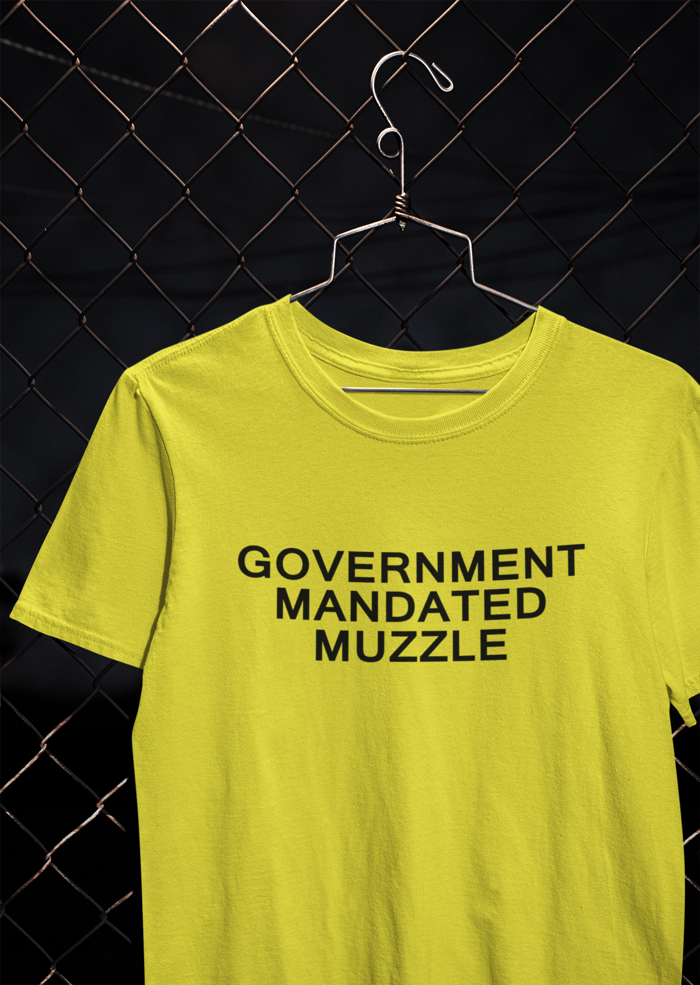 Government Mandated Muzzle Anti Government Women Half Sleeves T-shirt- FunkyTeesClub
