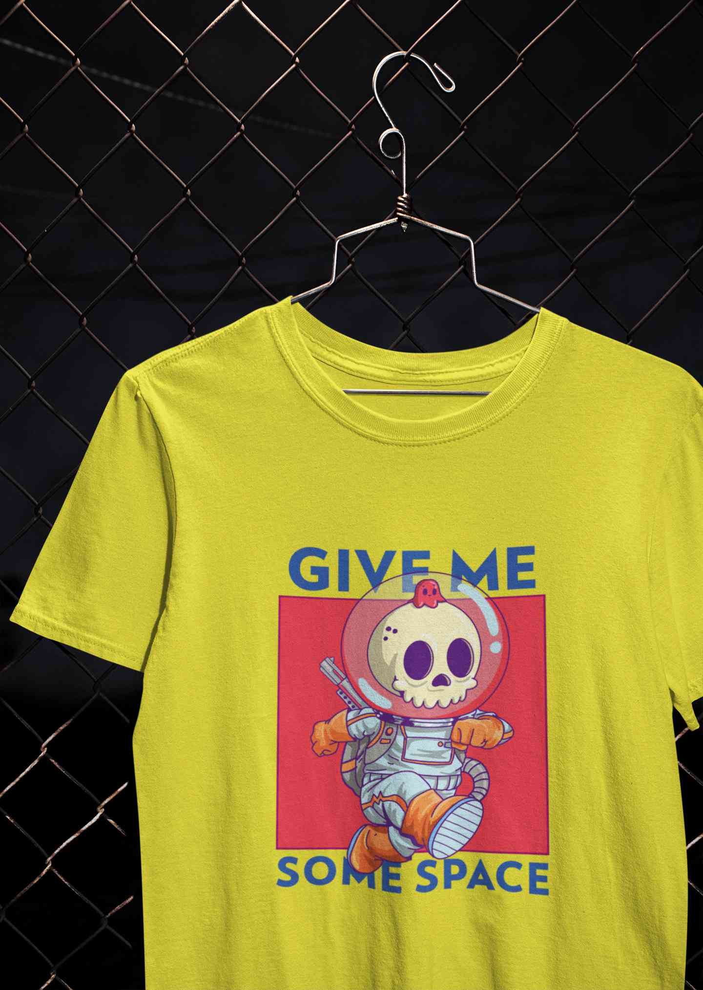 Give Me Some Space Mens Half Sleeves T-shirt- FunkyTeesClub