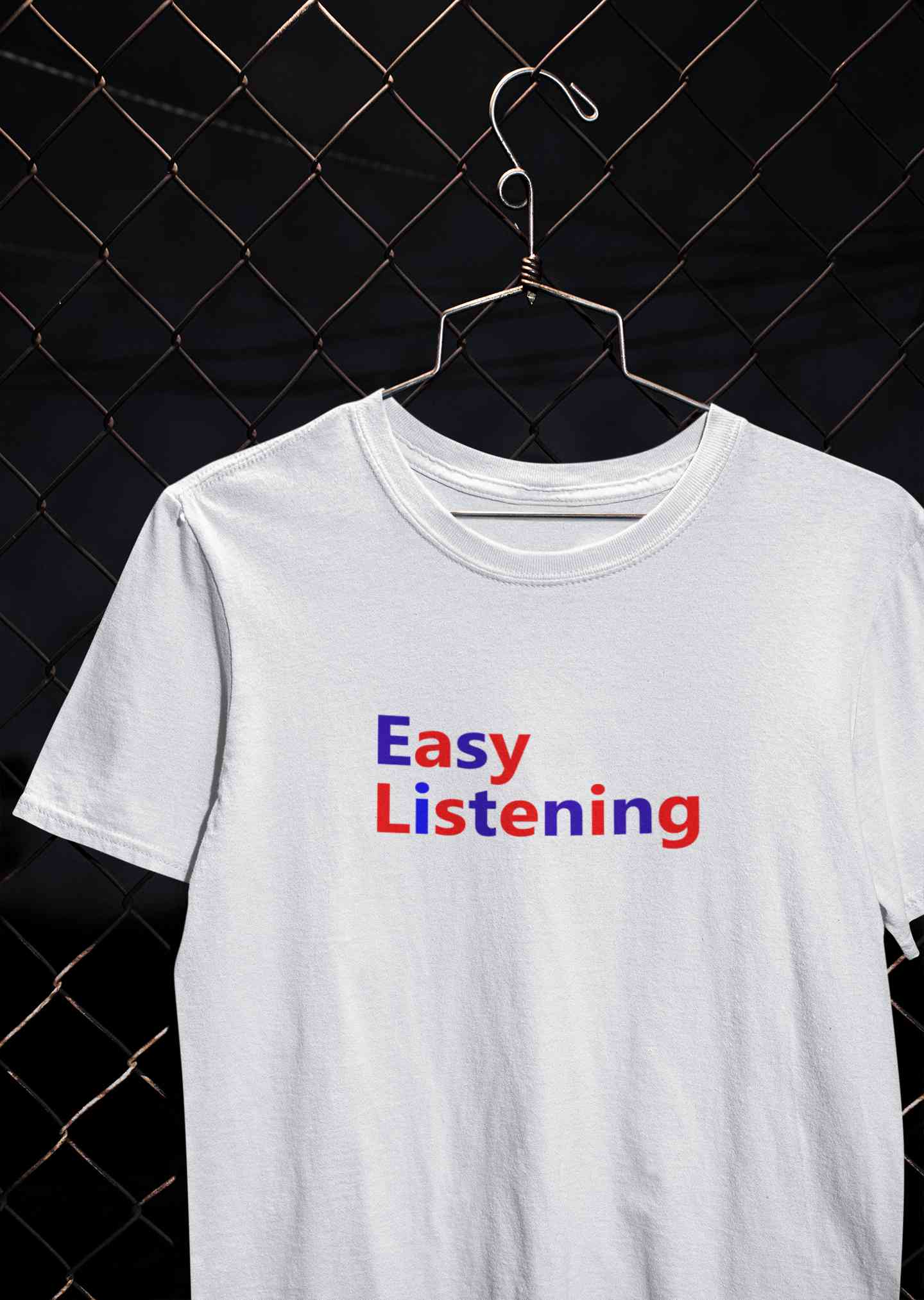 Easy Listening Women Half Sleeves T-shirt- FunkyTeesClub