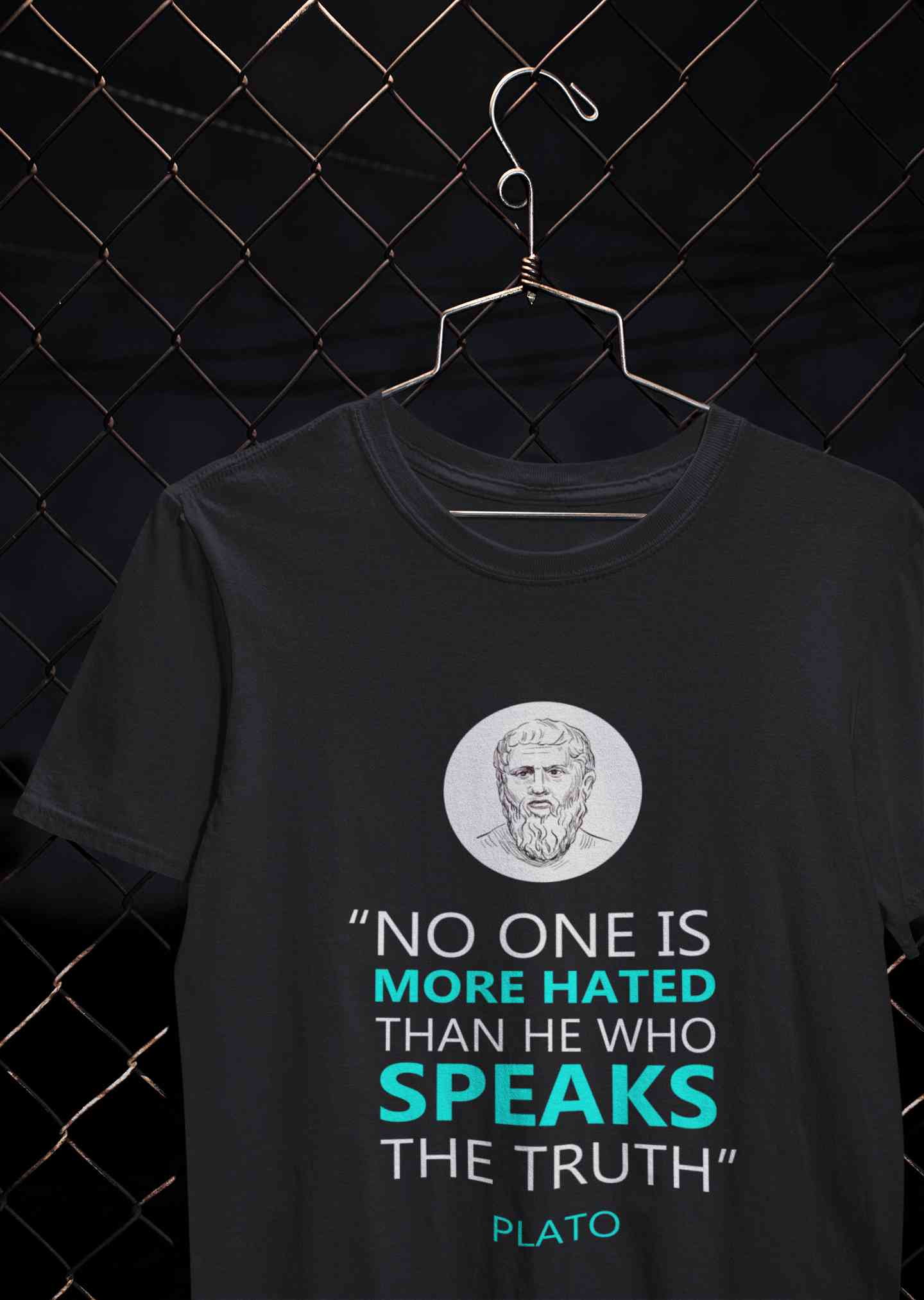 Plato Quote Women Half Sleeves T-shirt- FunkyTeesClub