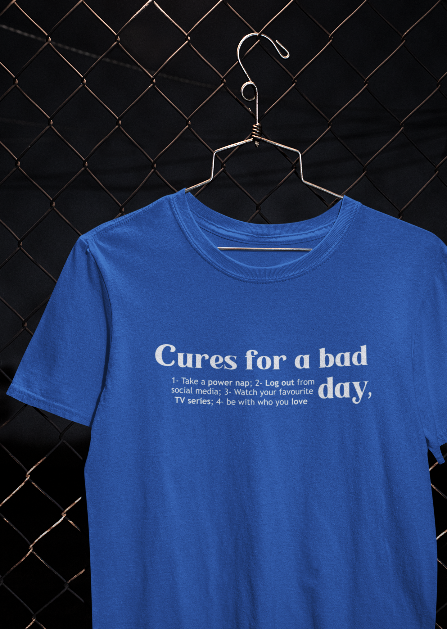 Cures For A Bad Quotes Mens Half Sleeves T-shirt- FunkyTeesClub