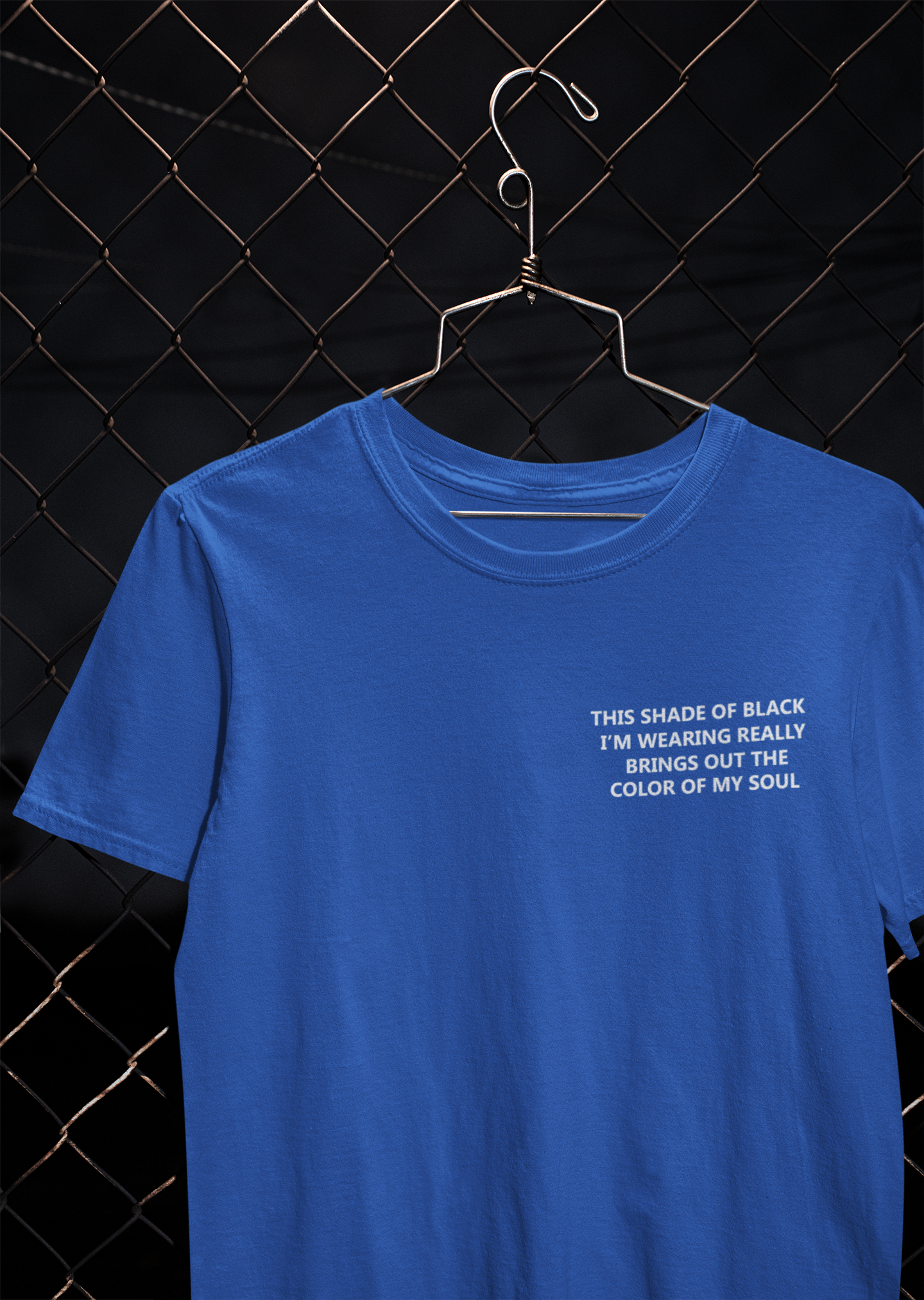 This Shade Of Black I Am Wearing Mens Half Sleeves T-shirt- FunkyTeesClub