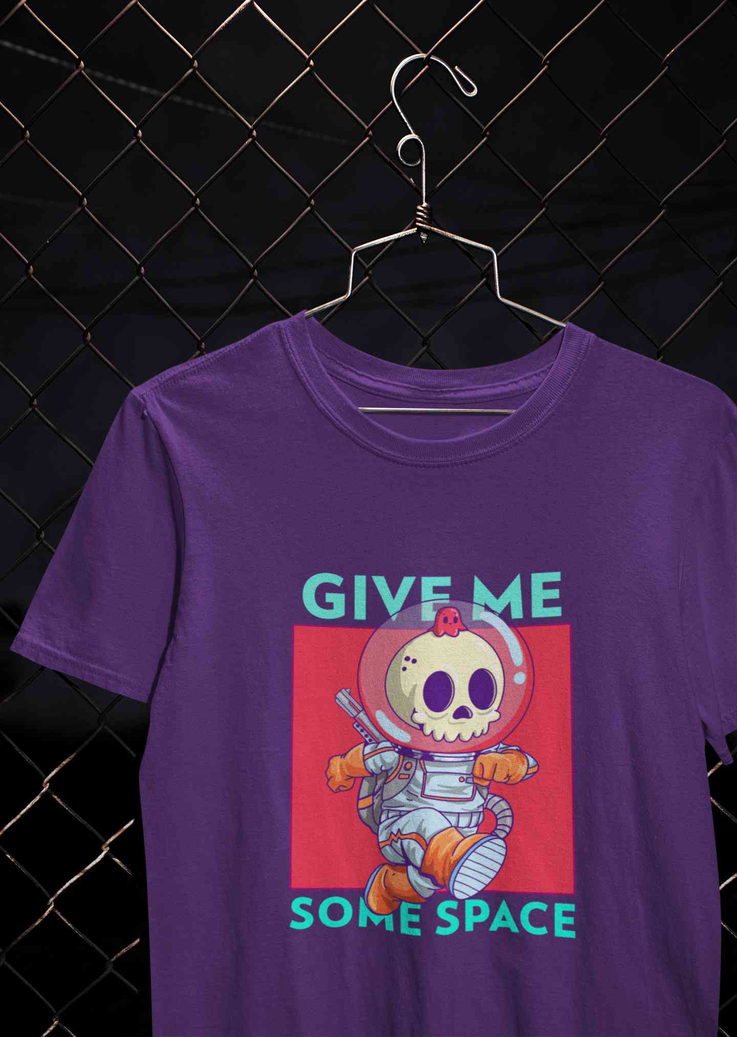 Give Me Some Space Women Half Sleeves T-shirt- FunkyTeesClub