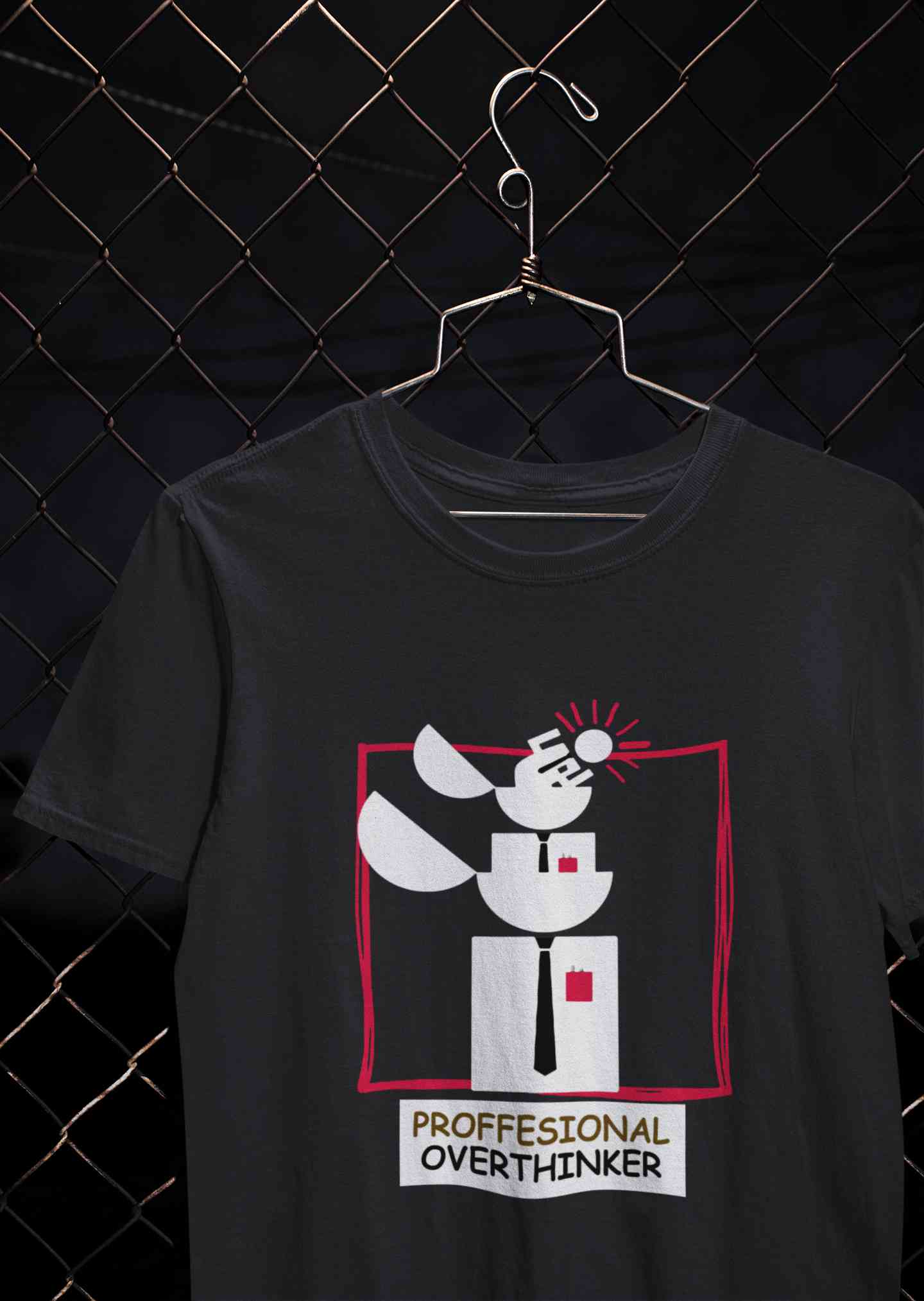 Professional Overthinker Women Half Sleeves T-shirt- FunkyTeesClub