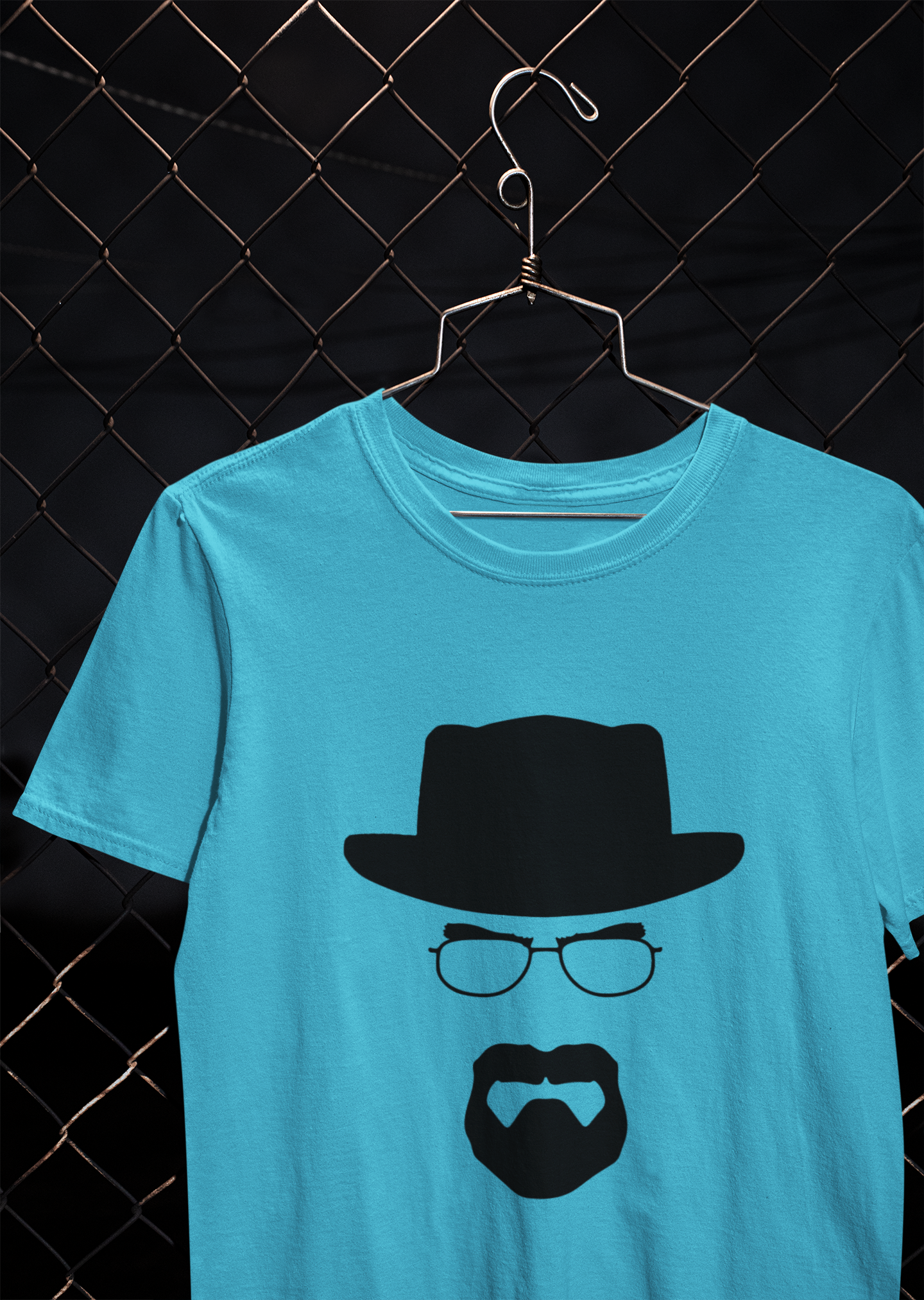 Heisenberg Breaking Bad Web Series Mens Half Sleeves T-shirt- FunkyTeesClub