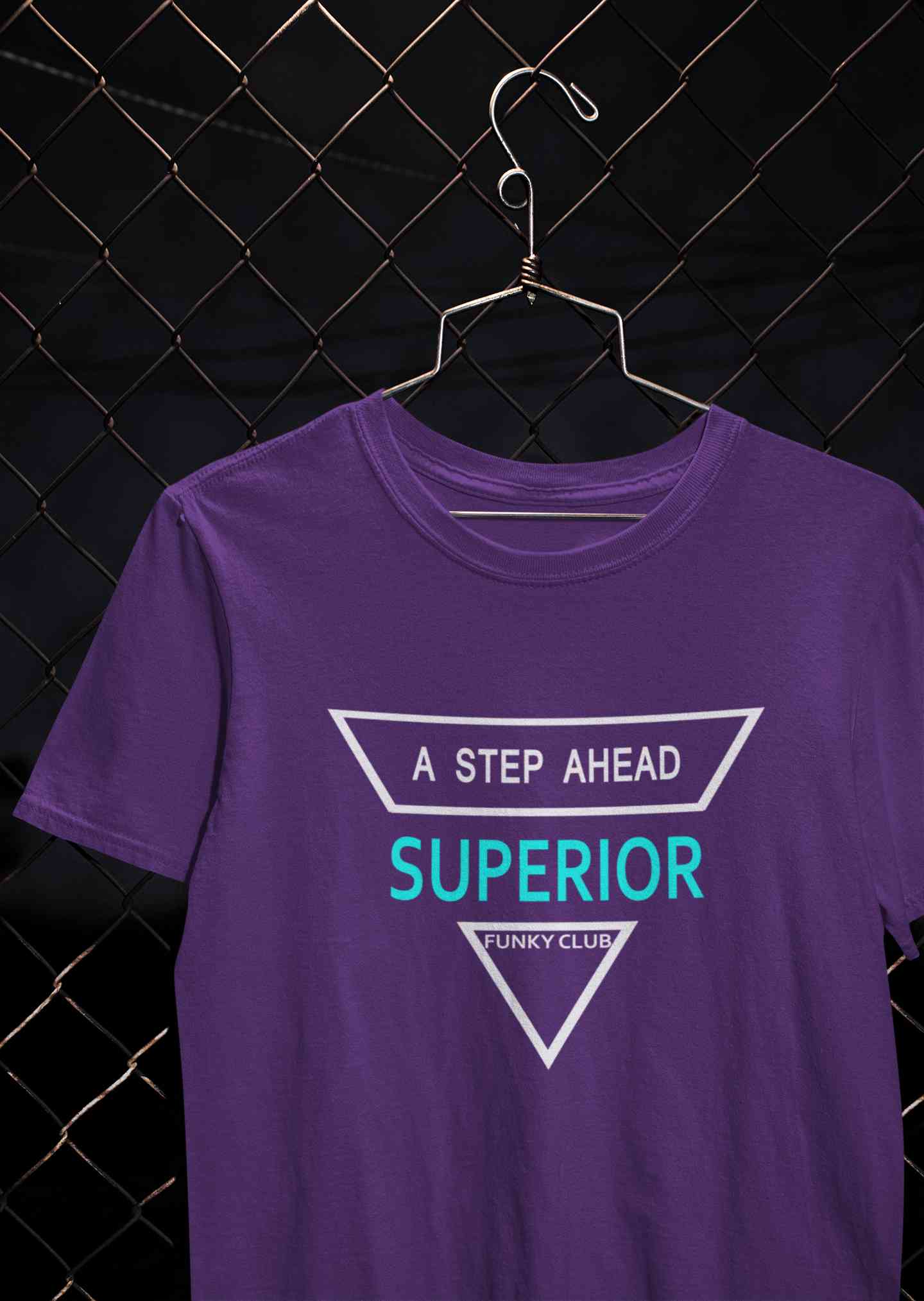 A Step Ahead Superior Mens Half Sleeves T-shirt- FunkyTeesClub