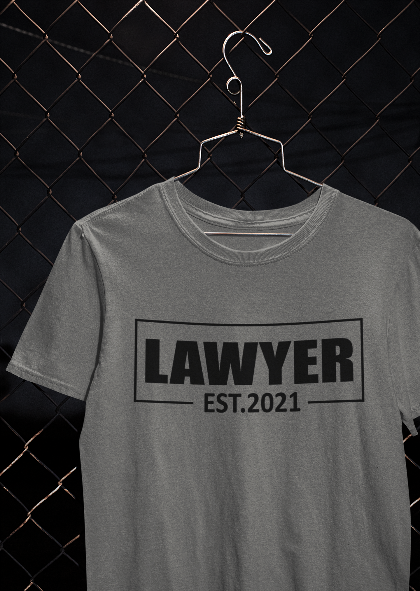Lawyer Estd 2021 Mens Half Sleeves T-shirt- FunkyTeesClub