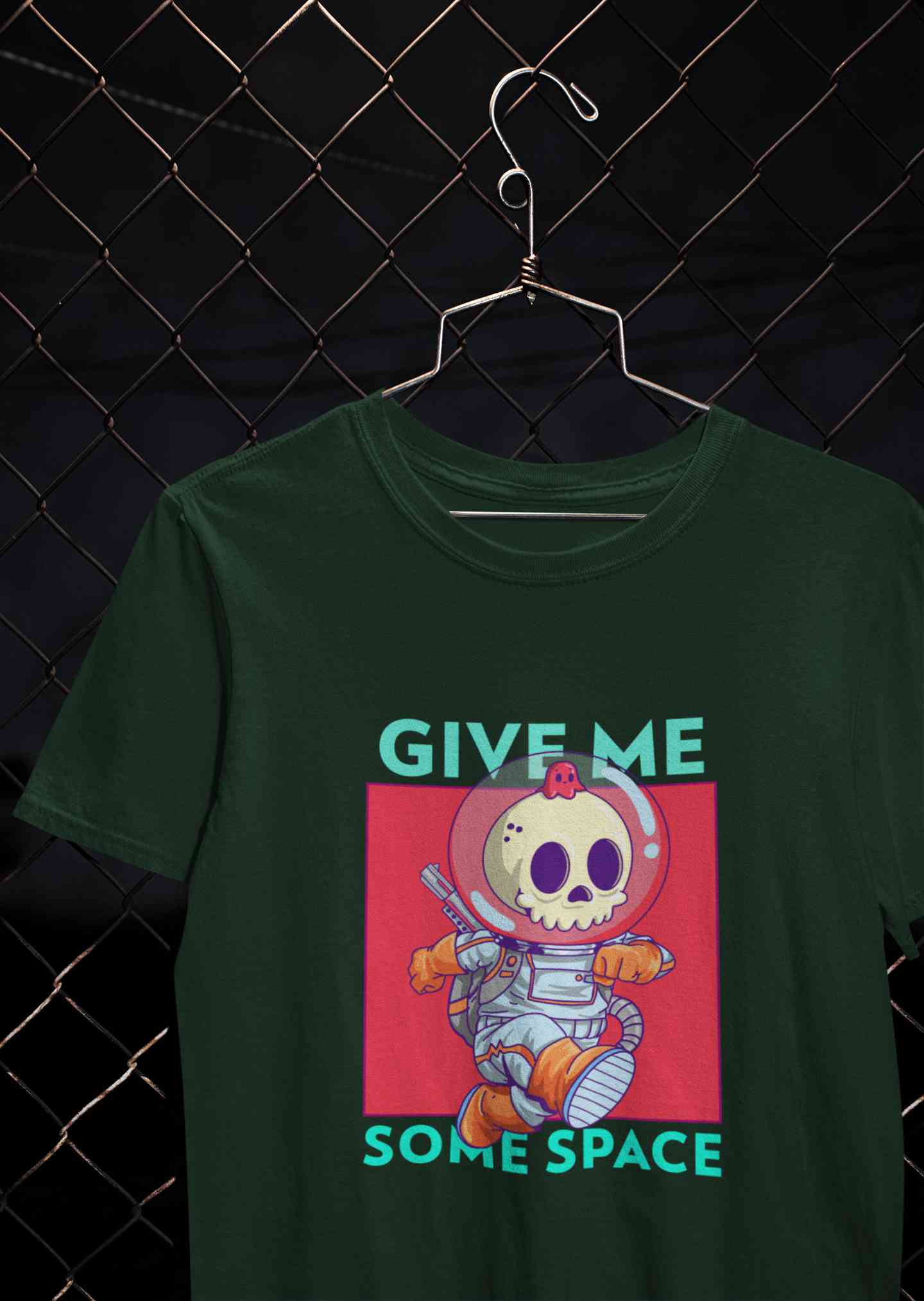 Give Me Some Space Women Half Sleeves T-shirt- FunkyTeesClub