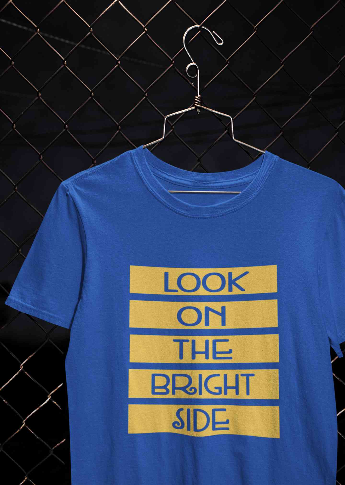 Look On The Bright Side Women Half Sleeves T-shirt- FunkyTeesClub