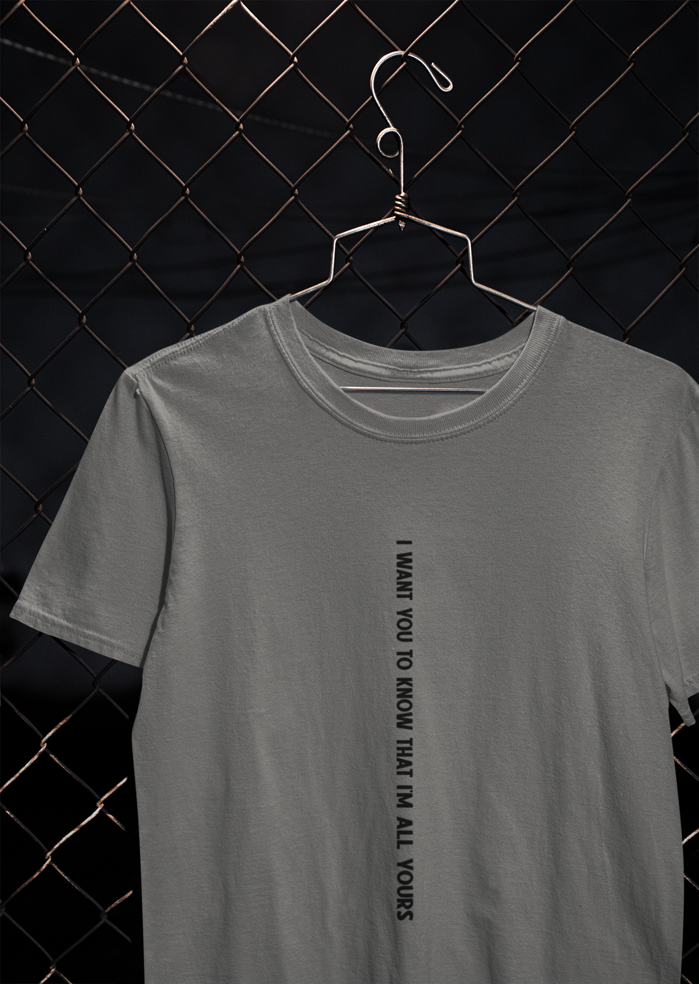 I Want You To Know That I Am All Yours Quotes Mens Half Sleeves T-shirt- FunkyTeesClub
