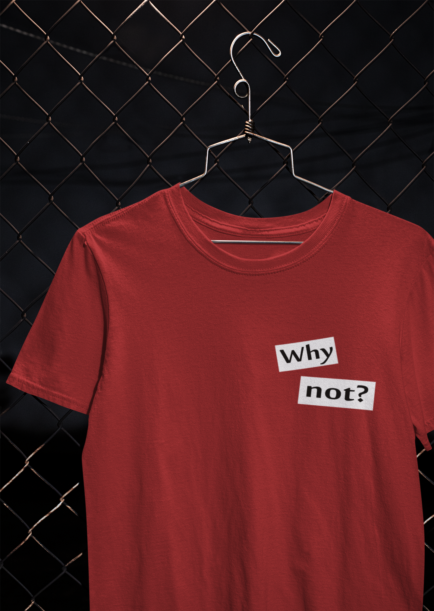 Why Not Quotes Mens Half Sleeves T-shirt- FunkyTeesClub