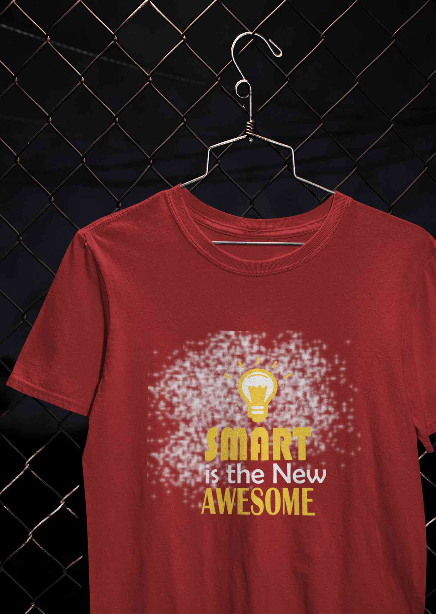 Smart Is Awesome Women Half Sleeves T-shirt- FunkyTeesClub