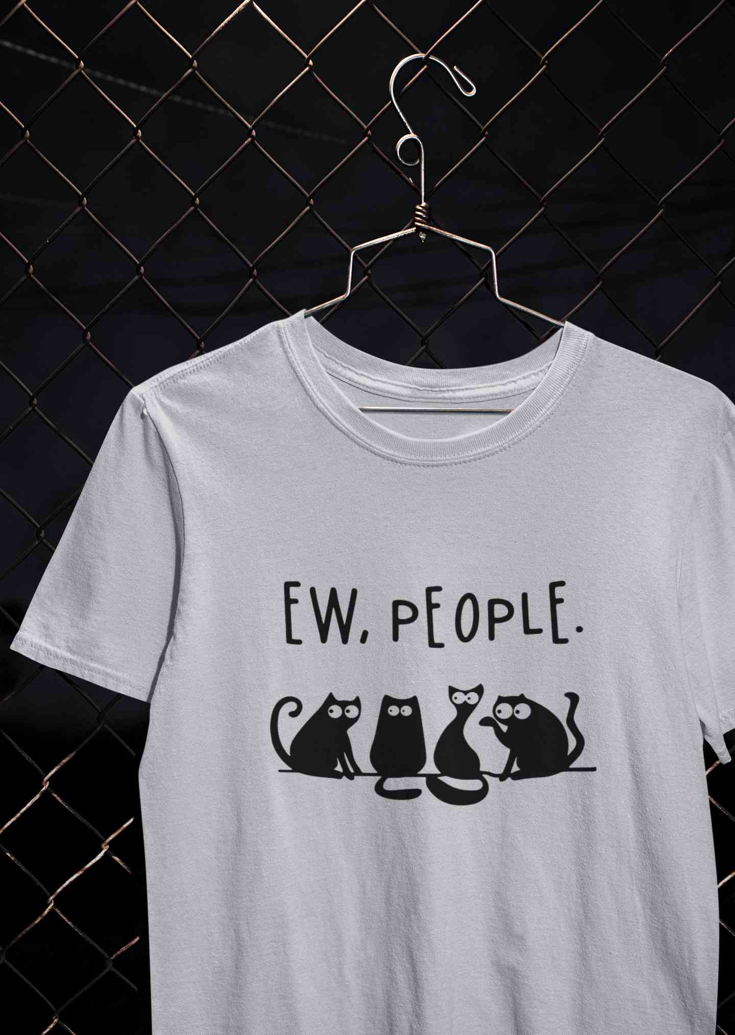 Ew People Mens Half Sleeves T-shirt- FunkyTeesClub