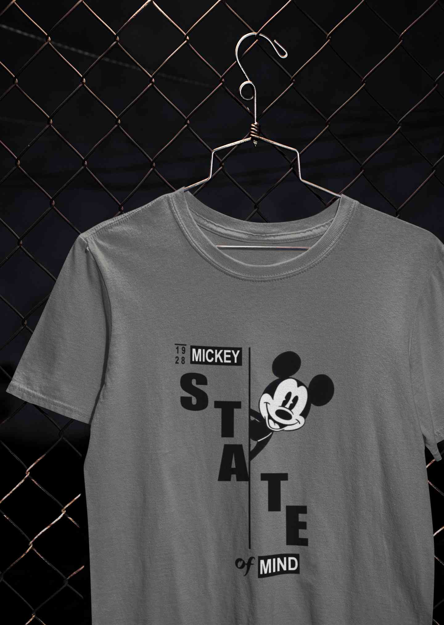 State Of Mind Mens Half Sleeves T-shirt- FunkyTeesClub