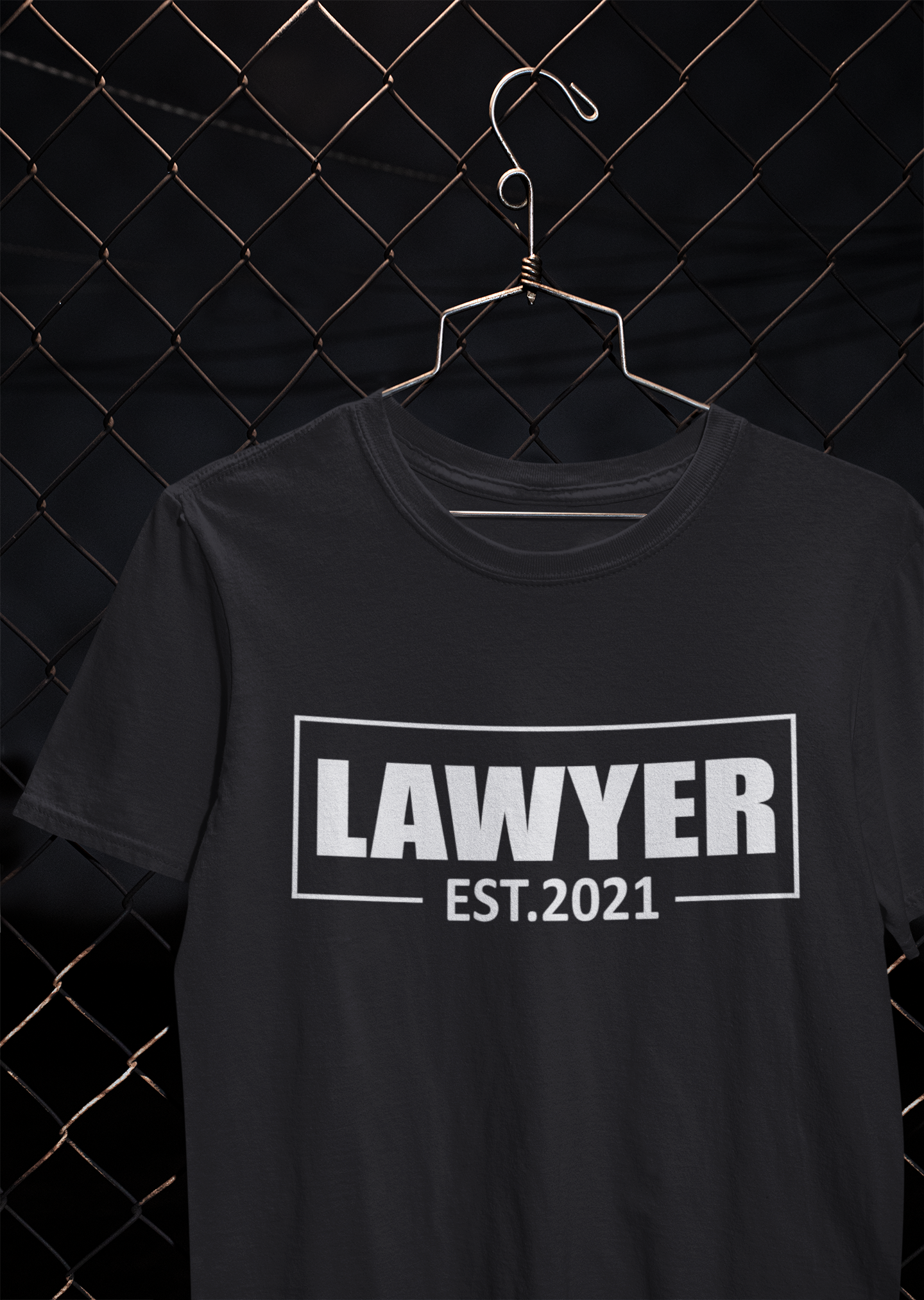 Lawyer Estd 2021 Mens Half Sleeves T-shirt- FunkyTeesClub