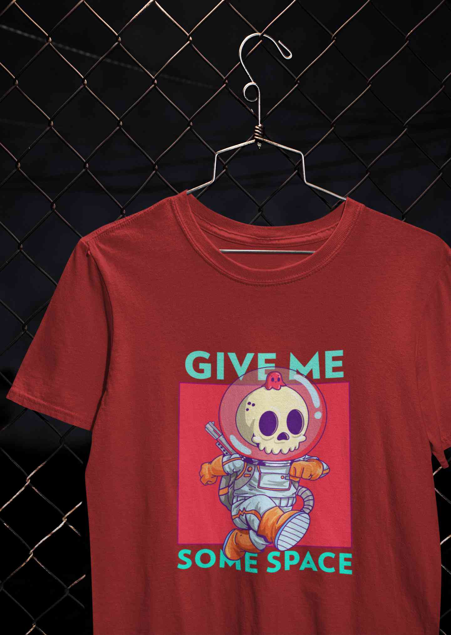 Give Me Some Space Mens Half Sleeves T-shirt- FunkyTeesClub
