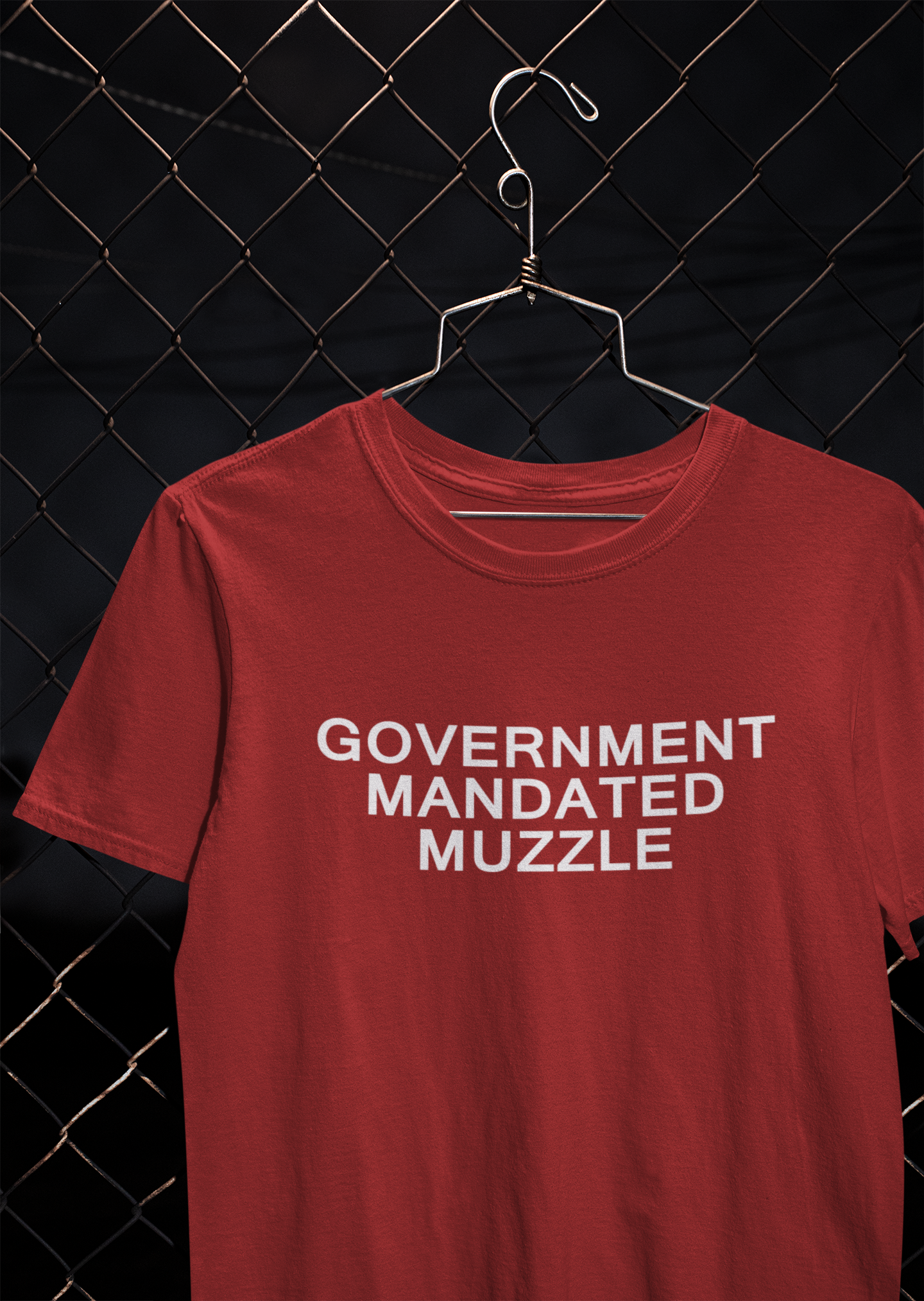 Government Mandated Muzzle Anti Government Women Half Sleeves T-shirt- FunkyTeesClub