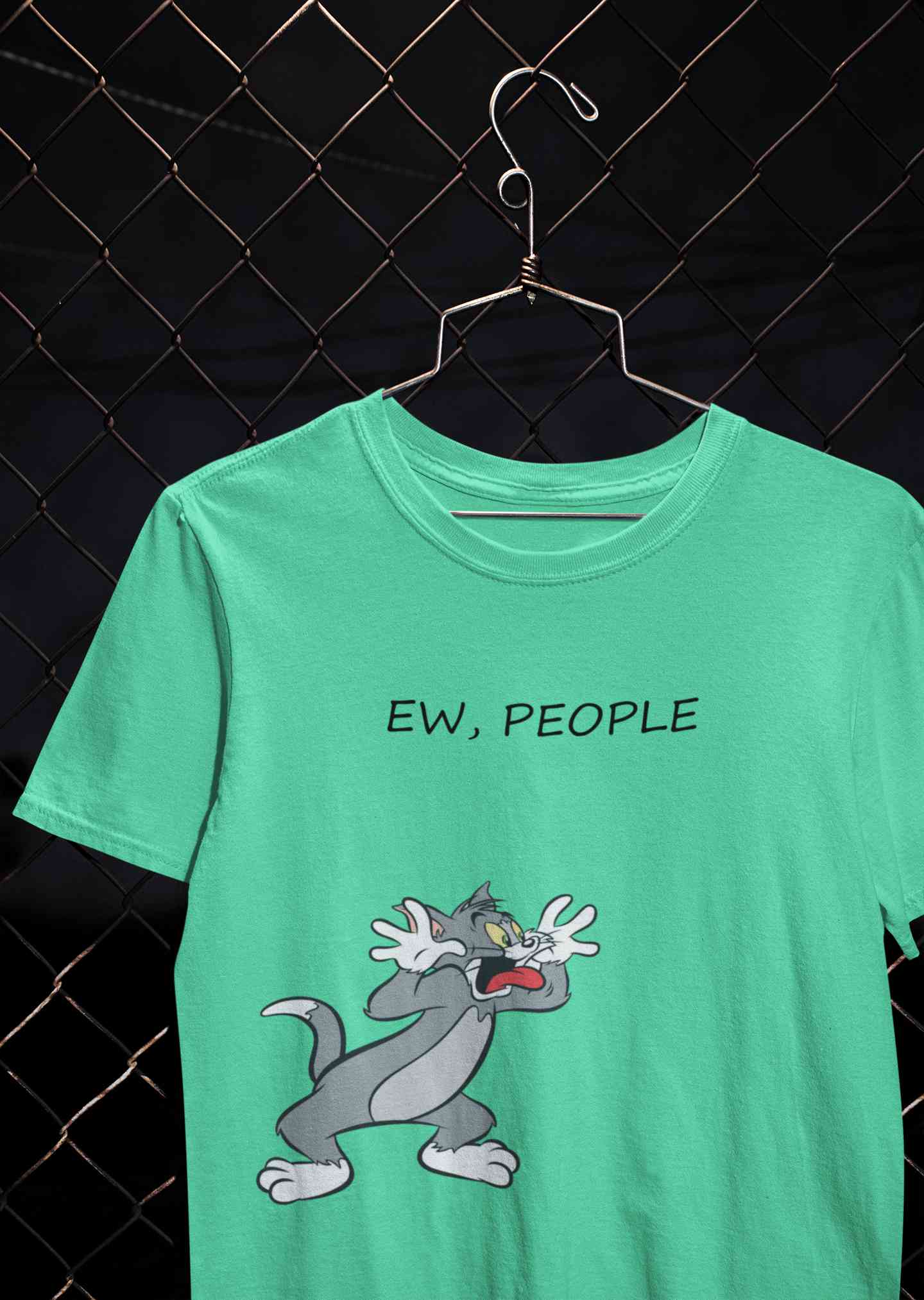 Ew People Mens Half Sleeves T-shirt- FunkyTeesClub