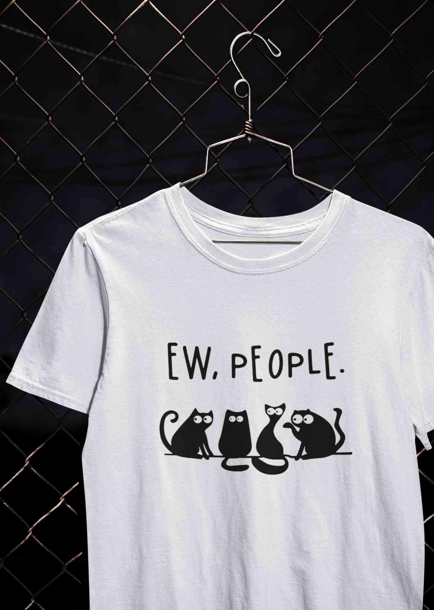 Ew People Mens Half Sleeves T-shirt- FunkyTeesClub