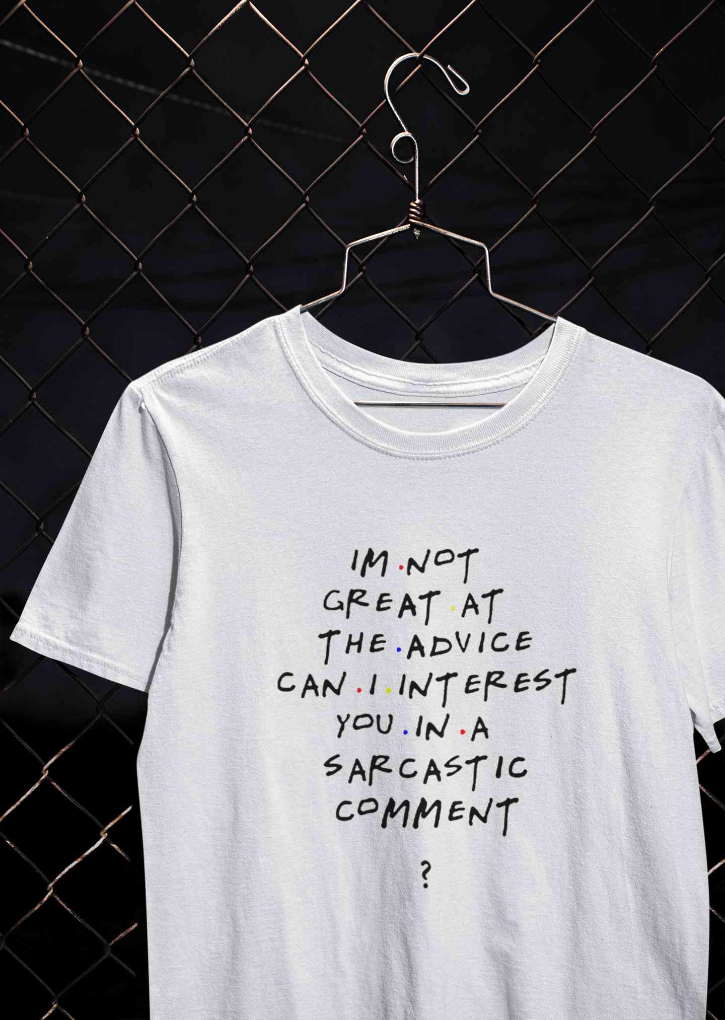 F.R.I.E.N.D.S Sarcastic Comment Chandler Women Half Sleeves T-shirt- FunkyTeesClub