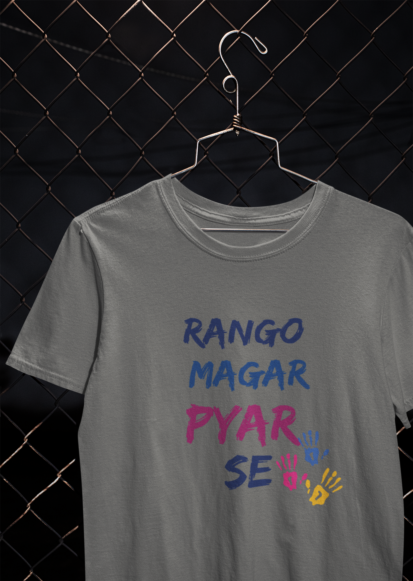 Rango Magar Pyaar Se Women Half Sleeves T-shirt- FunkyTeesClub