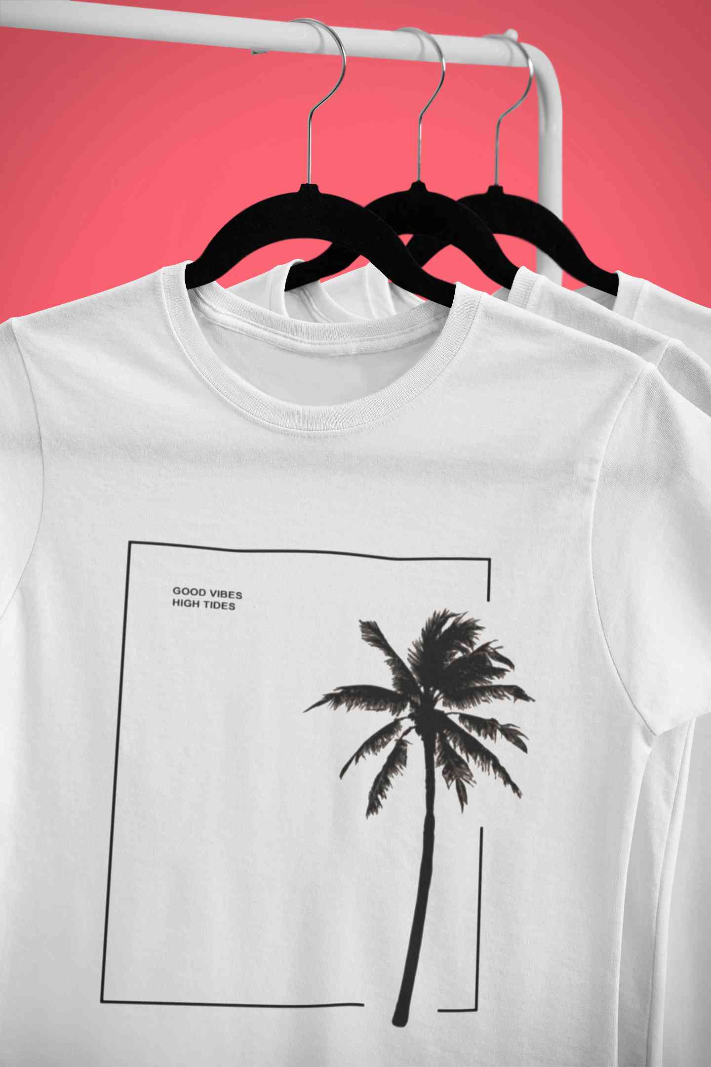 Good Vibes High Tides Mens Half Sleeves T-shirt- FunkyTeesClub