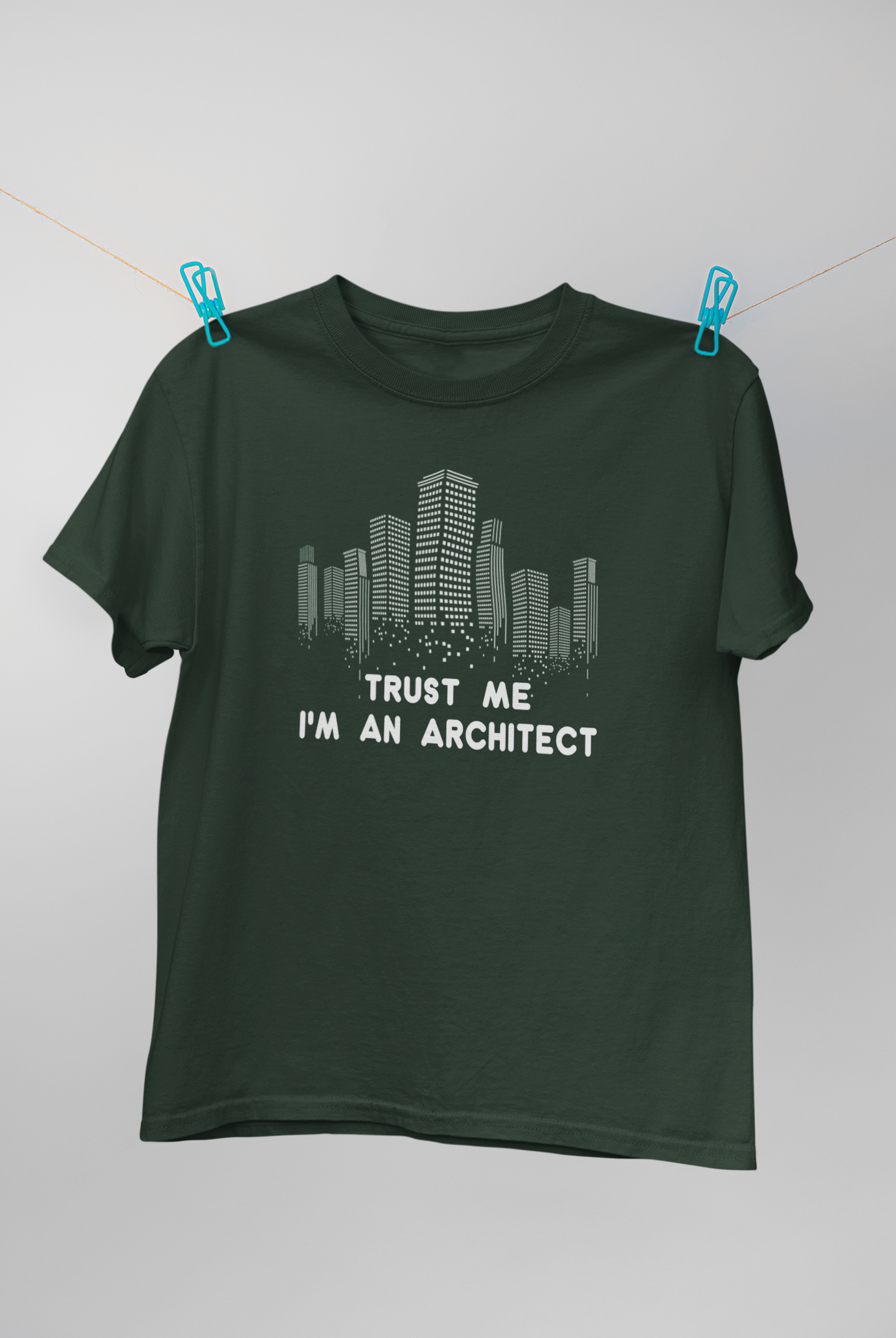 Trust Me I Am An Architect Profession Mens Half Sleeves T-shirt- FunkyTeesClub