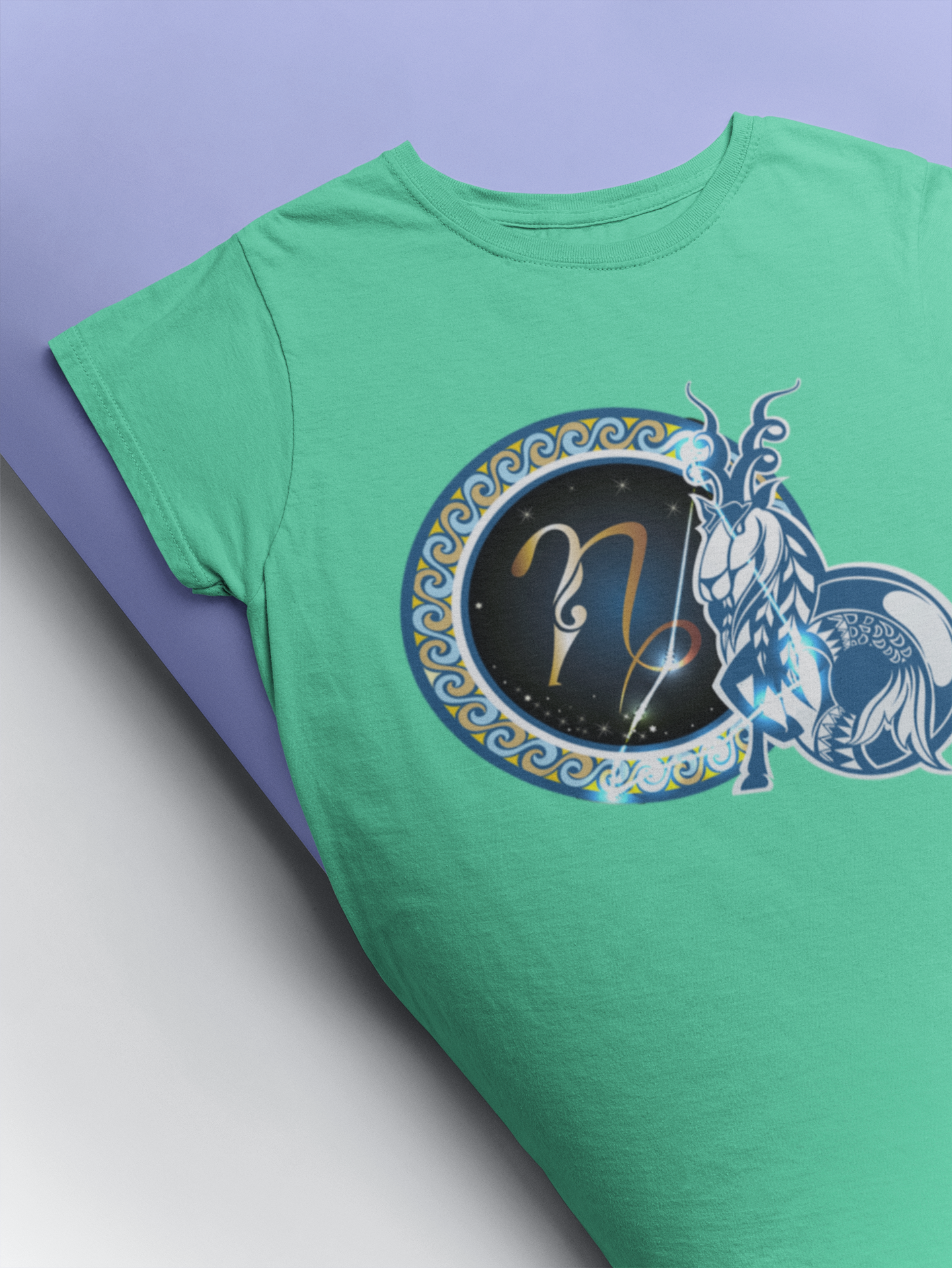 Capricon Zodiac Sign Mens Half Sleeves T-shirt- FunkyTeesClub