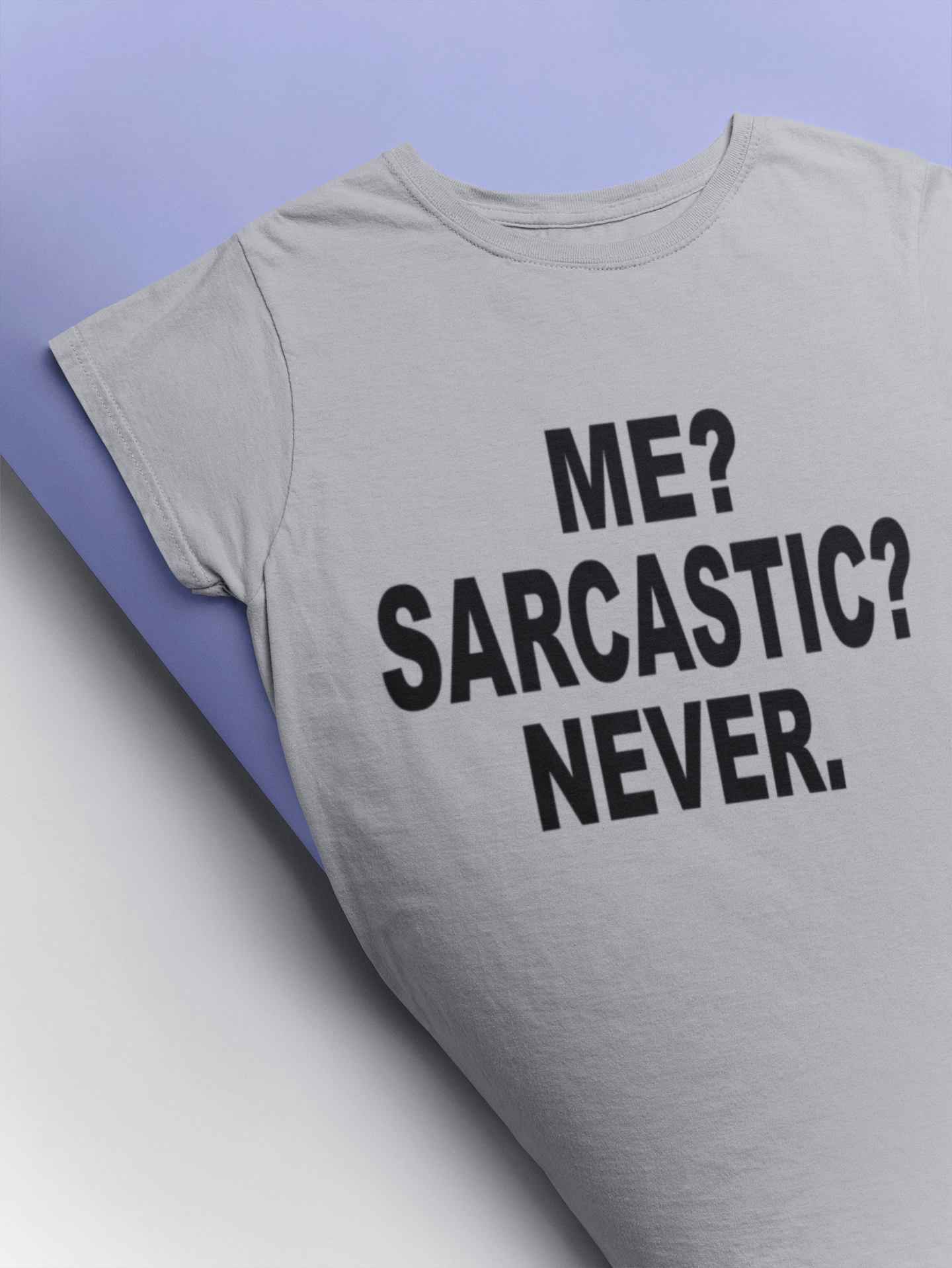 Me Sarcastic Never Esha Gupta Celebrity T-shirt- FunkyTeesClub
