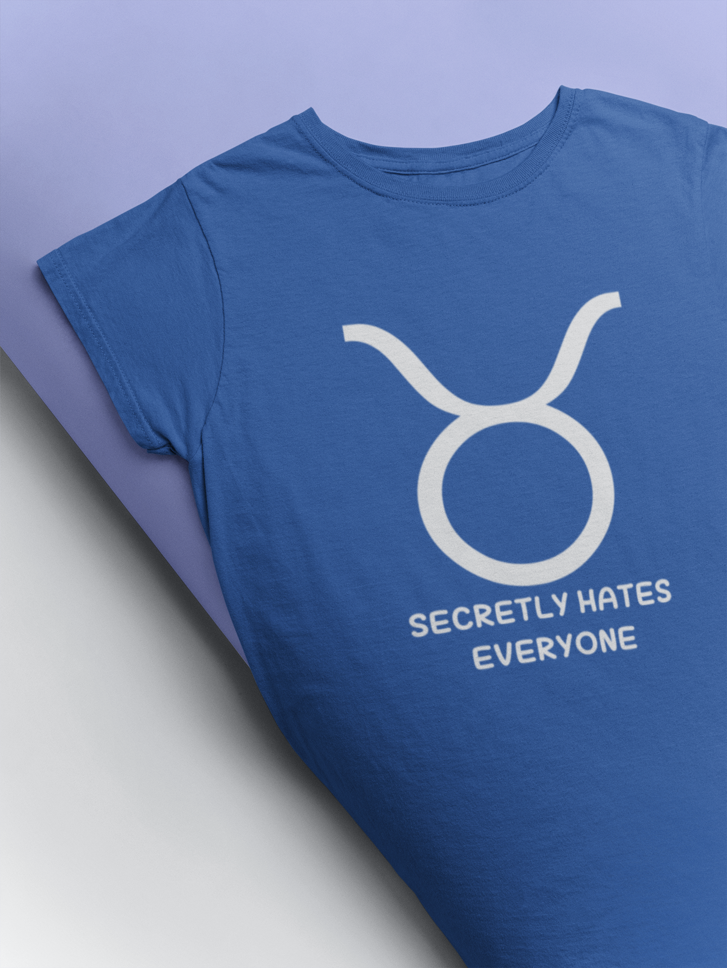 Taurus Zodiac Sign Mens Half Sleeves T-shirt- FunkyTeesClub