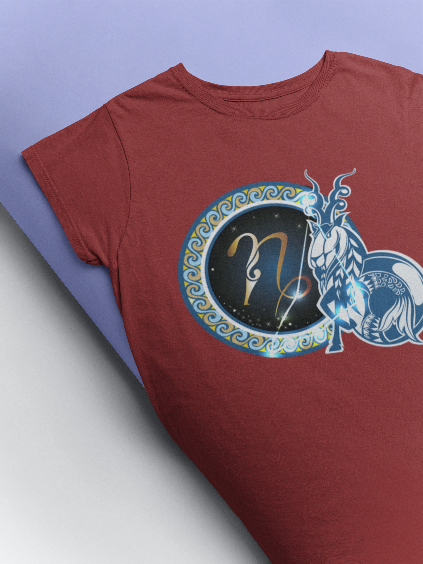 Capricon Zodiac Sign Mens Half Sleeves T-shirt- FunkyTeesClub