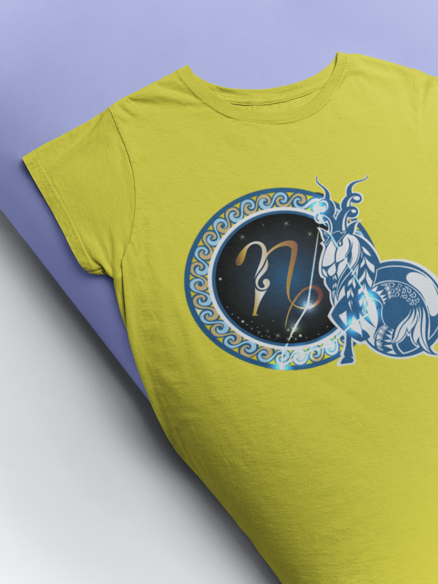 Capricon Zodiac Sign Mens Half Sleeves T-shirt- FunkyTeesClub