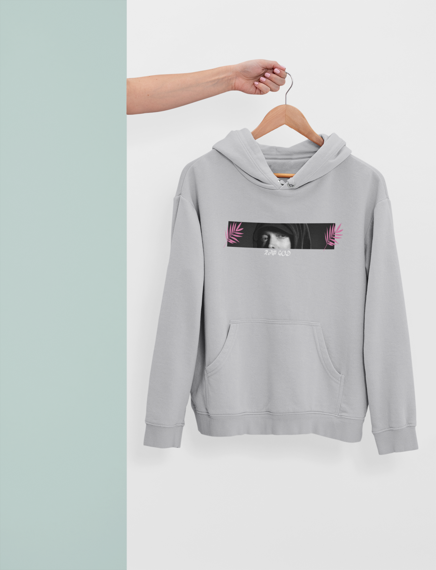 Rap God Men Hoodies-FunkyTeesClub