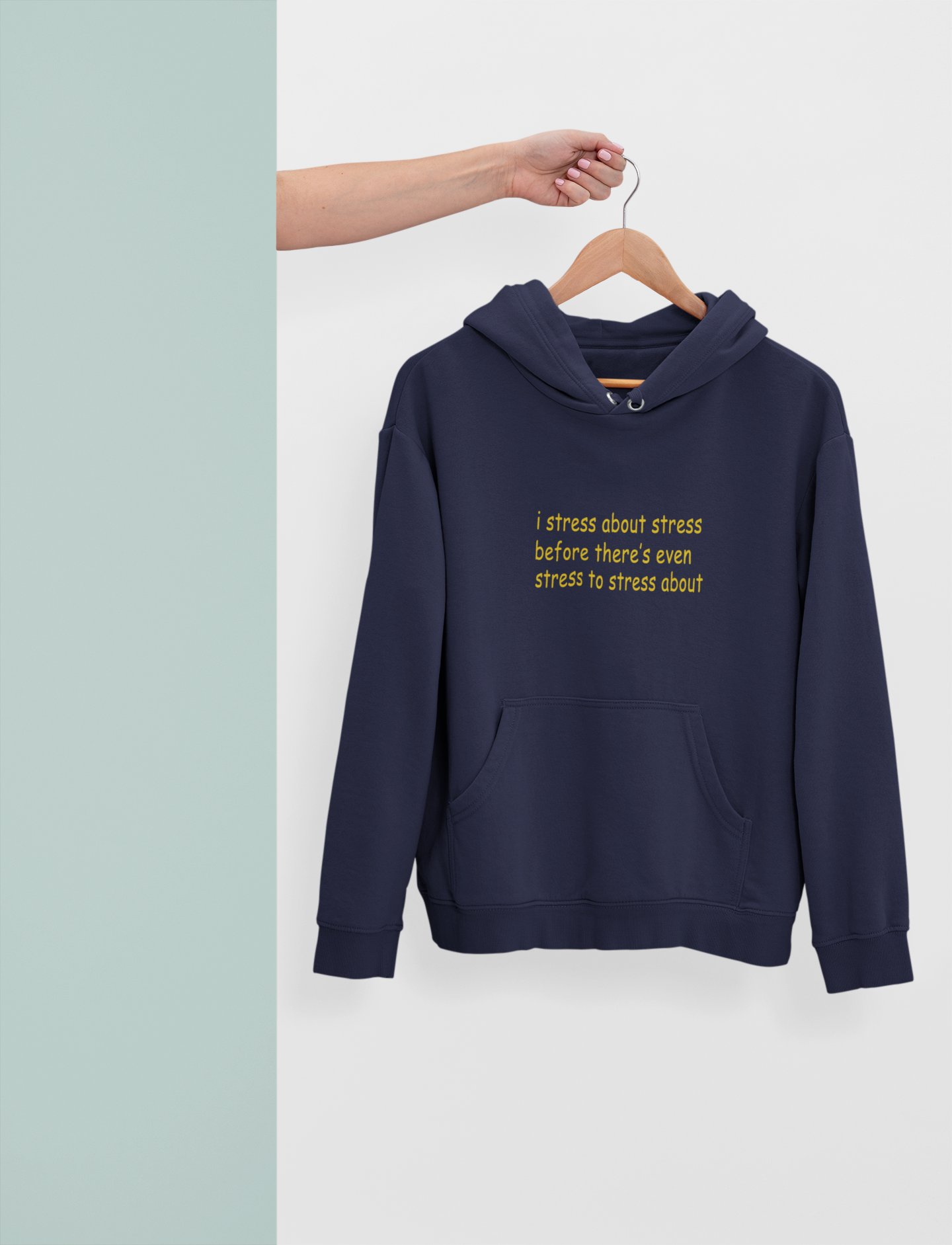 I Stress Hoodies for Women-FunkyTeesClub