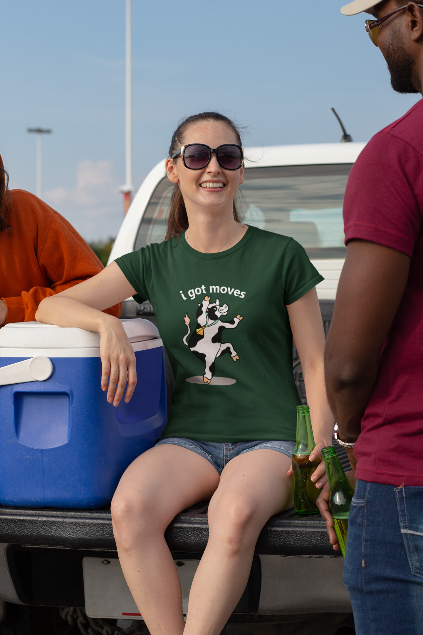 I Got Moves Women Half Sleeves T-shirt- FunkyTeesClub