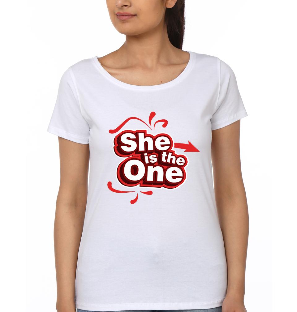 She Is The One Mother and Daughter Matching T-Shirt- FunkyTeesClub