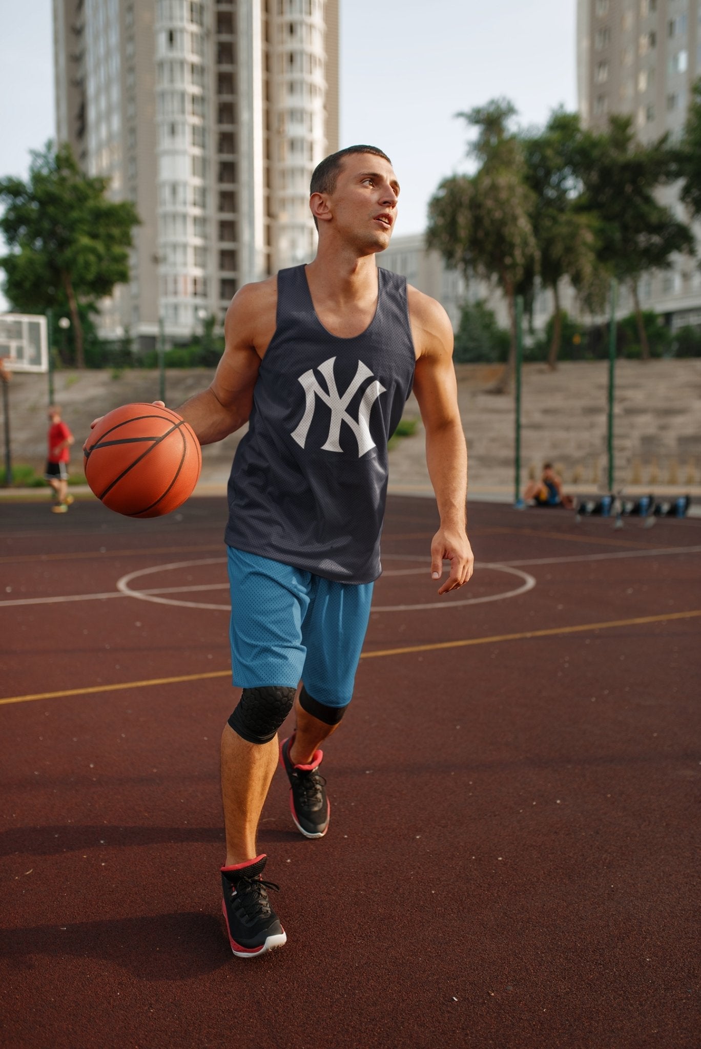 New York Yankees Men Gym Vest-FunkyTeesClub - Funky Tees Club