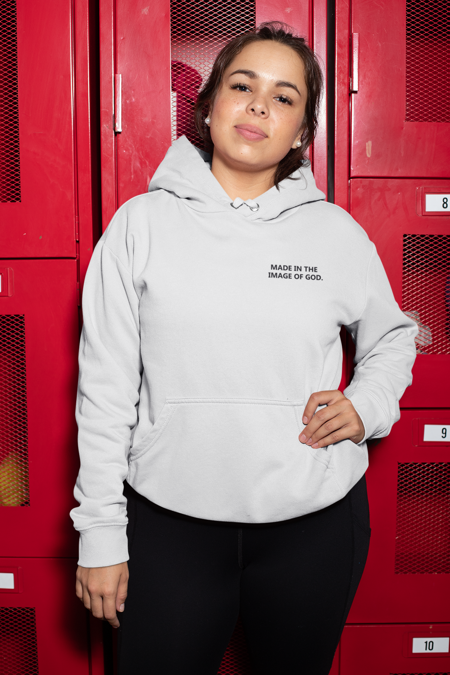 Made In The Image Of God Hoodies for Women-FunkyTeesClub