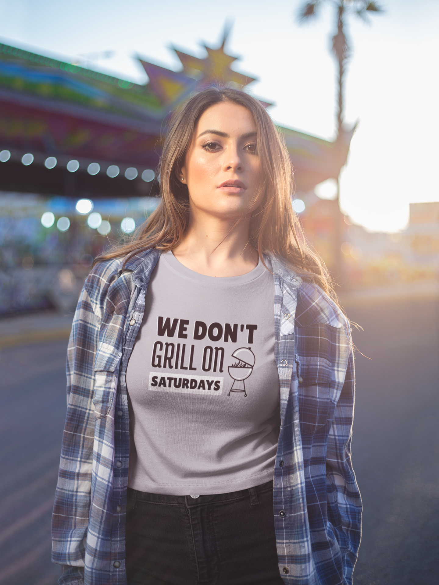 Grill Quote Women Half Sleeves T-shirt- FunkyTeesClub