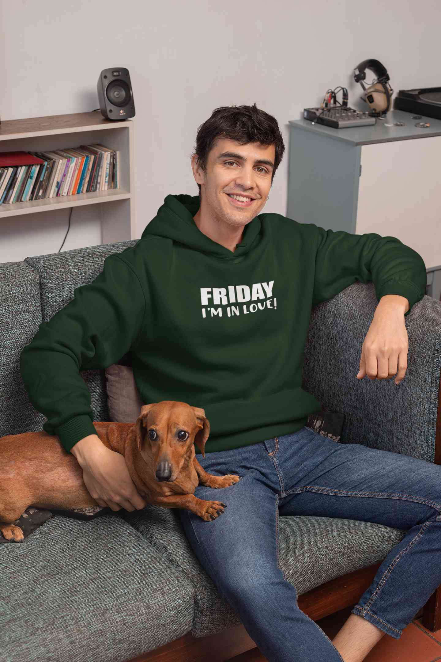 Friday I Am In Love Men Hoodies-FunkyTeesClub
