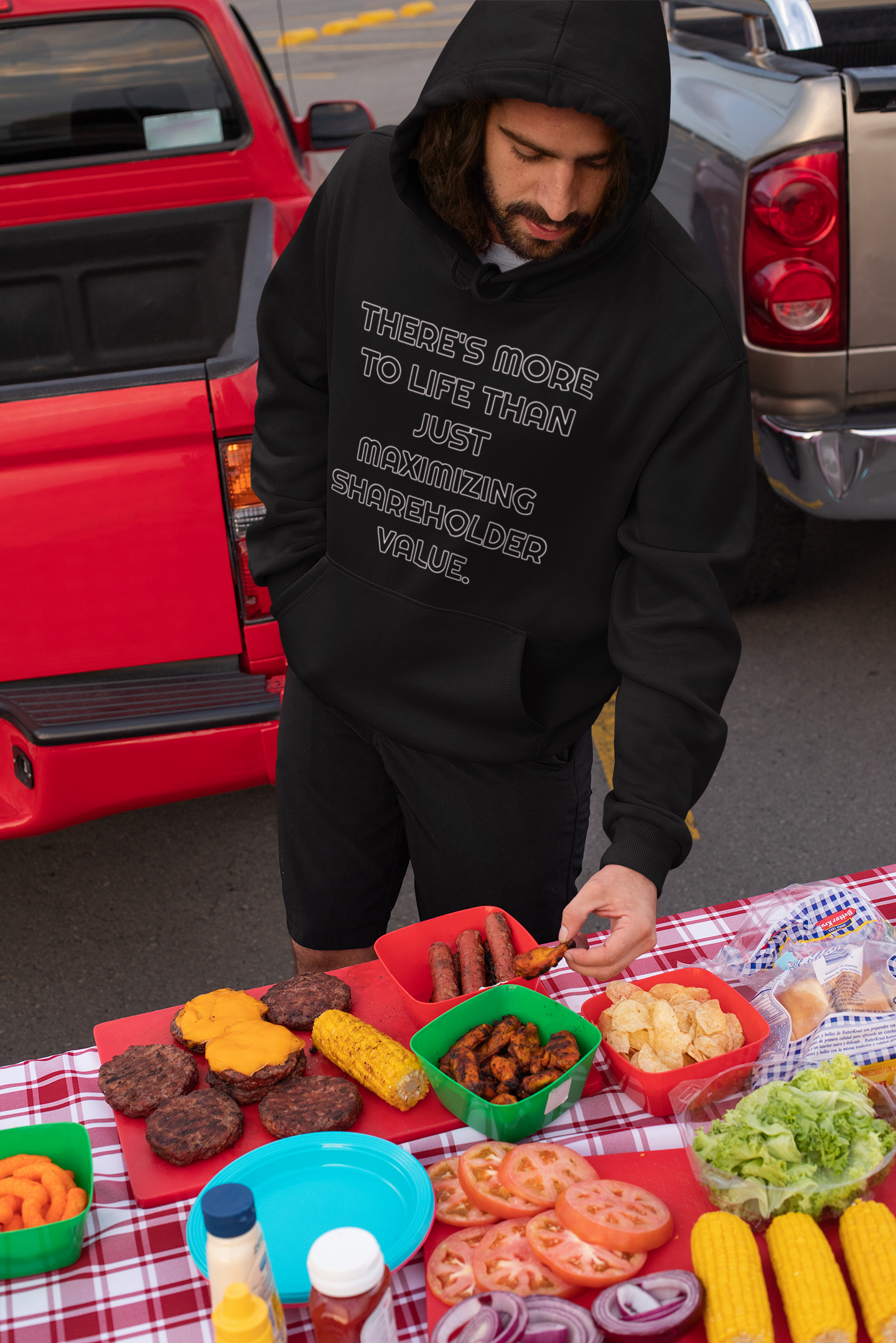 There Is More To Life Than Just Maximizing Shareholder Value Anti Government Men Hoodies-FunkyTeesClub