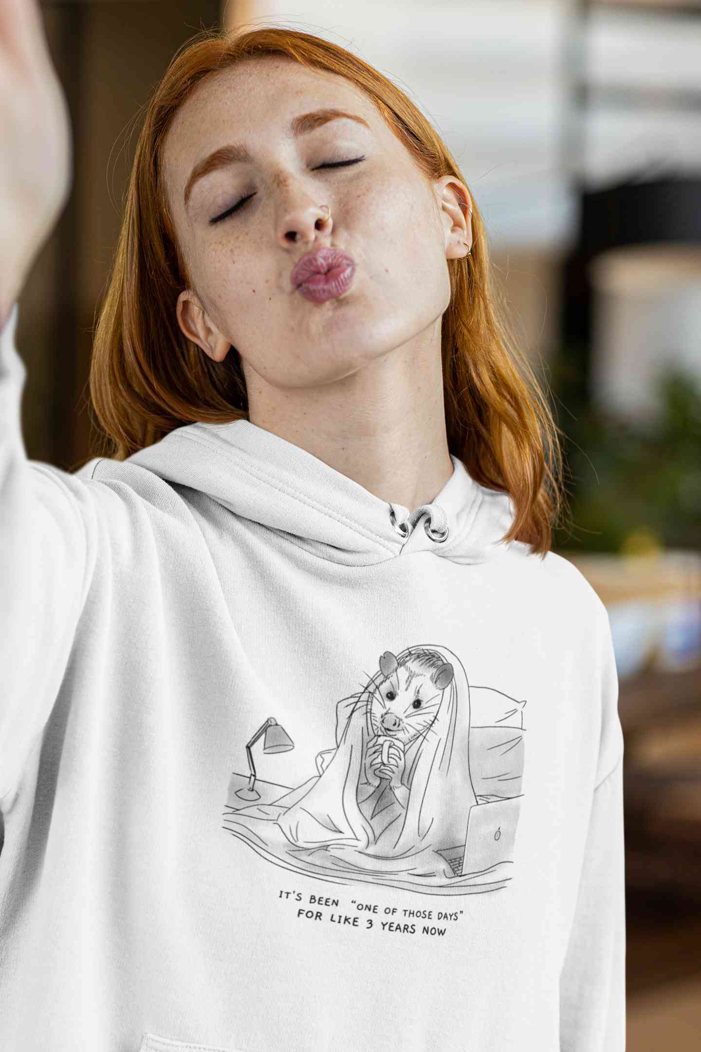 One Of Those Days Funny Hoodies for Women-FunkyTeesClub