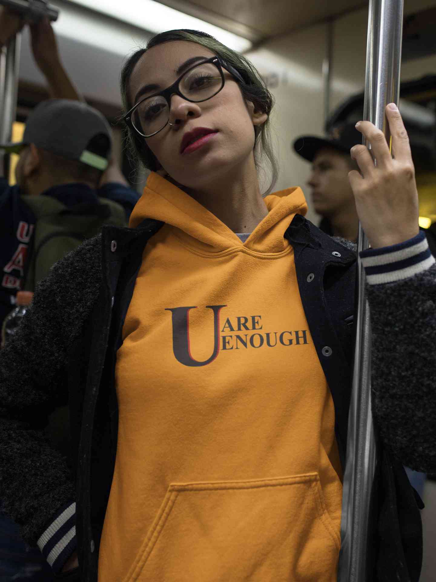 You Are Enough Hoodies for Women-FunkyTeesClub