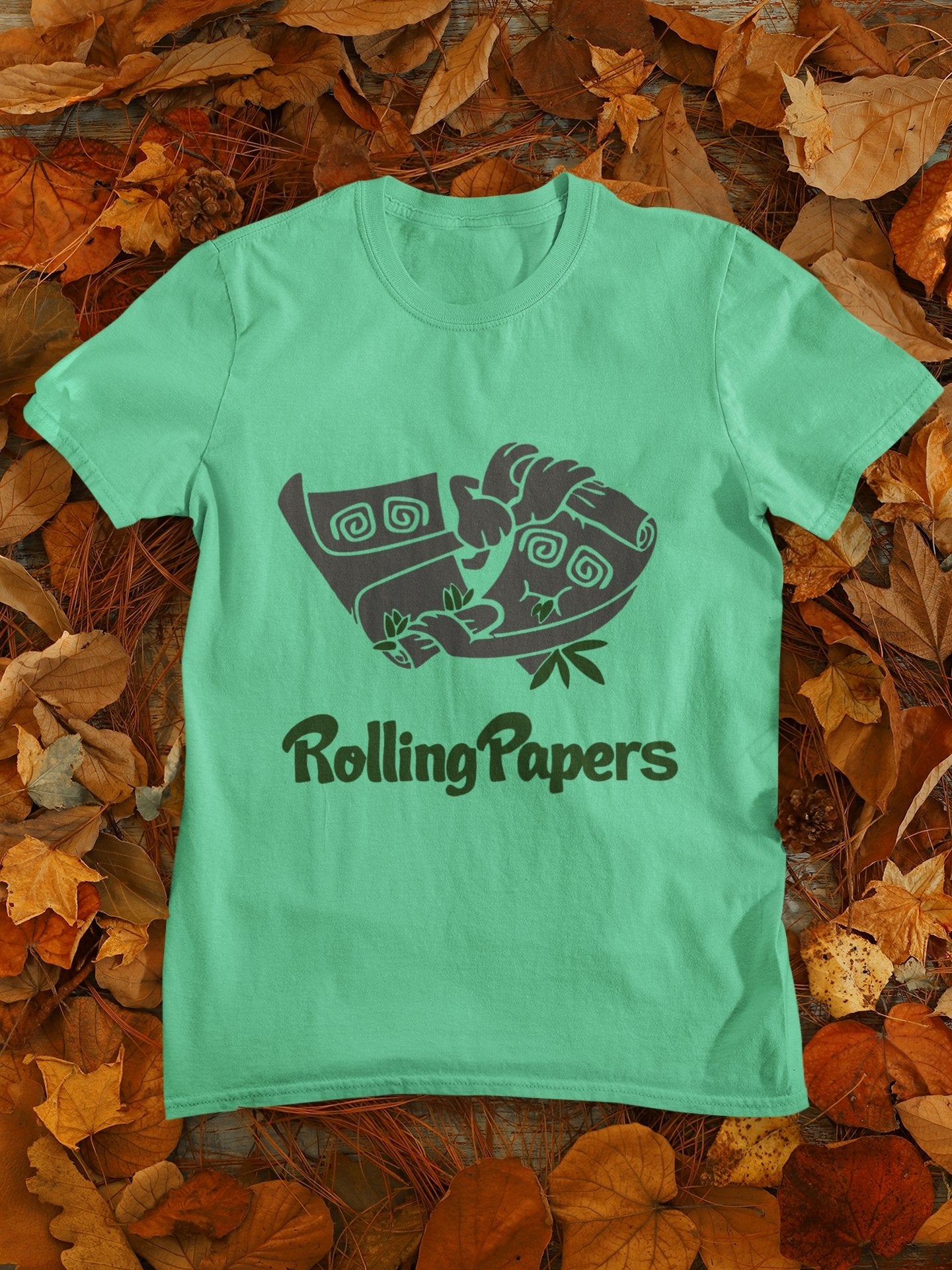 Rolling Paper Pub And Beer Women Half Sleeves T-shirt- FunkyTeesClub - Funky Tees Club