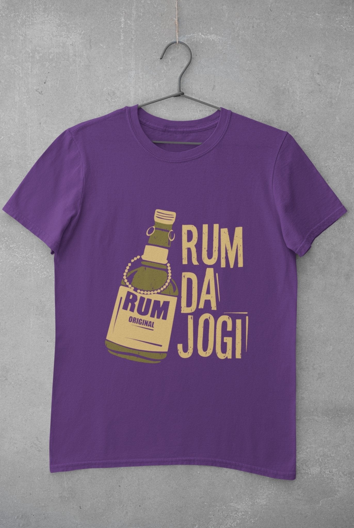 Rum Da Jogi Pub And Beer Mens Half Sleeves T-shirt- FunkyTeesClub - Funky Tees Club