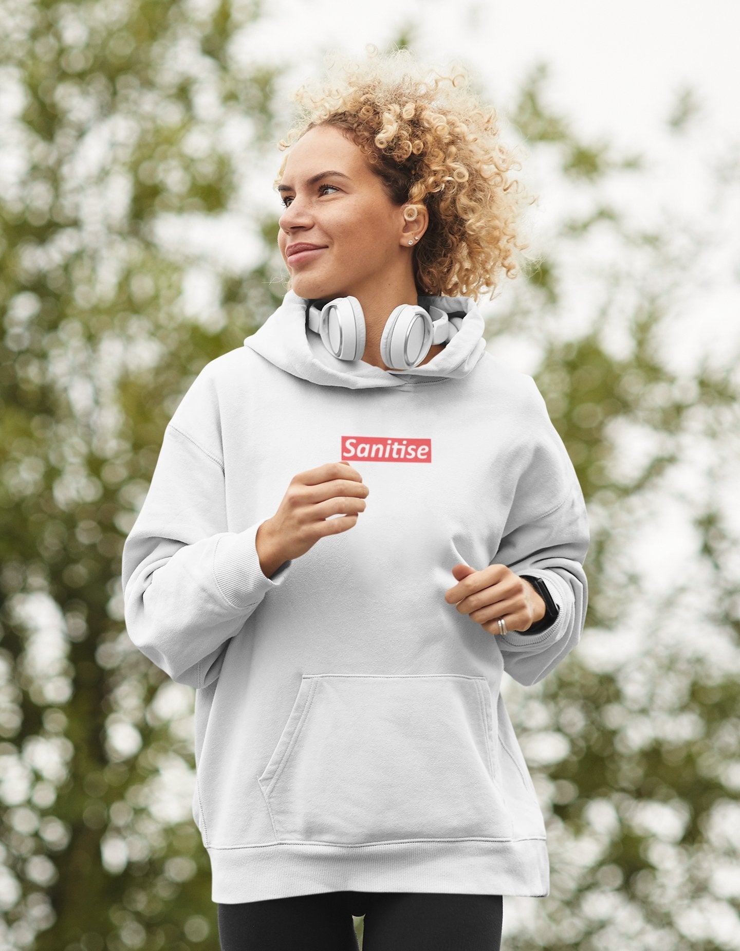 Sanitise Hoodies for Women-FunkyTeesClub - Funky Tees Club