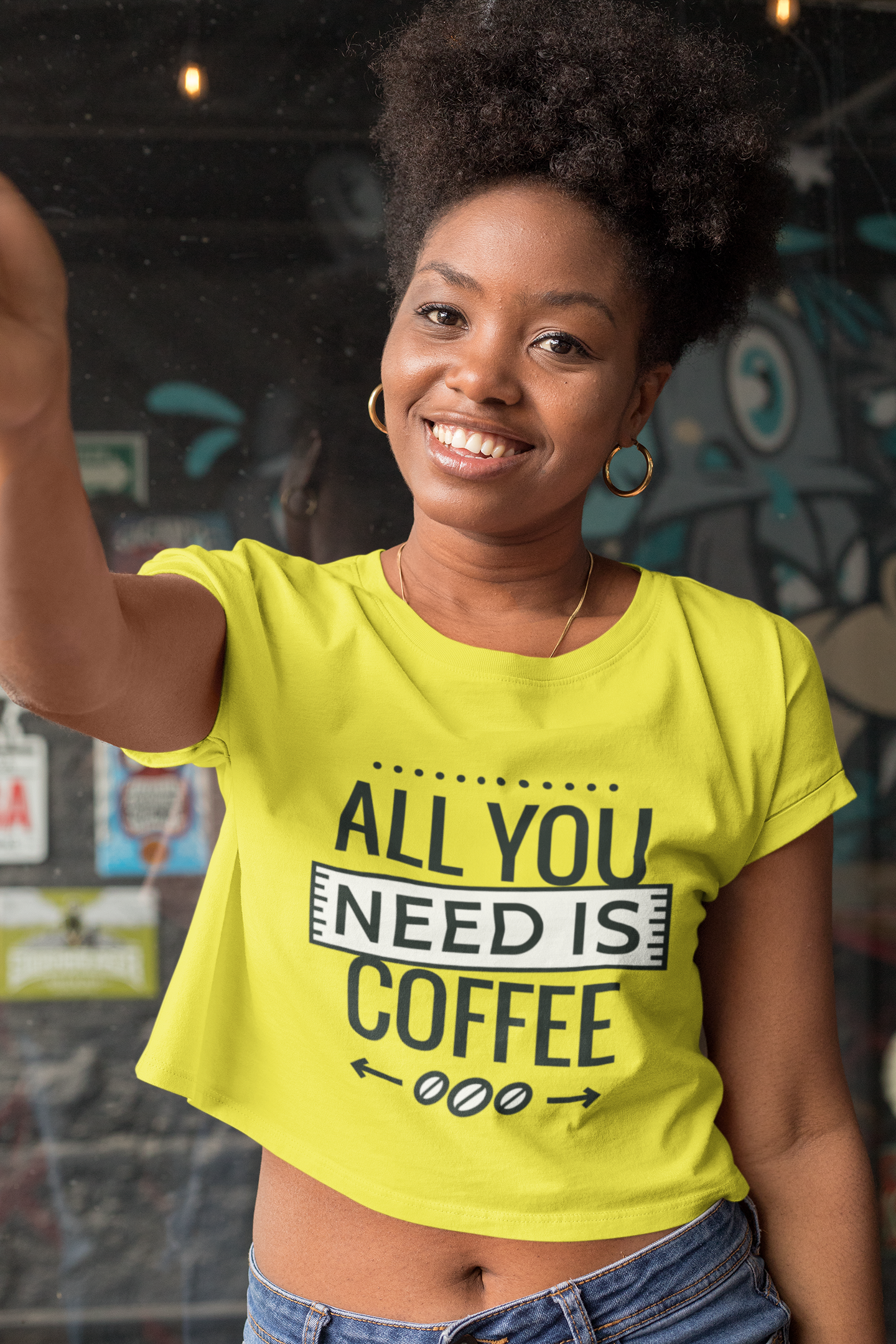 Coffee Women Crop Top- FunkyTeesClub