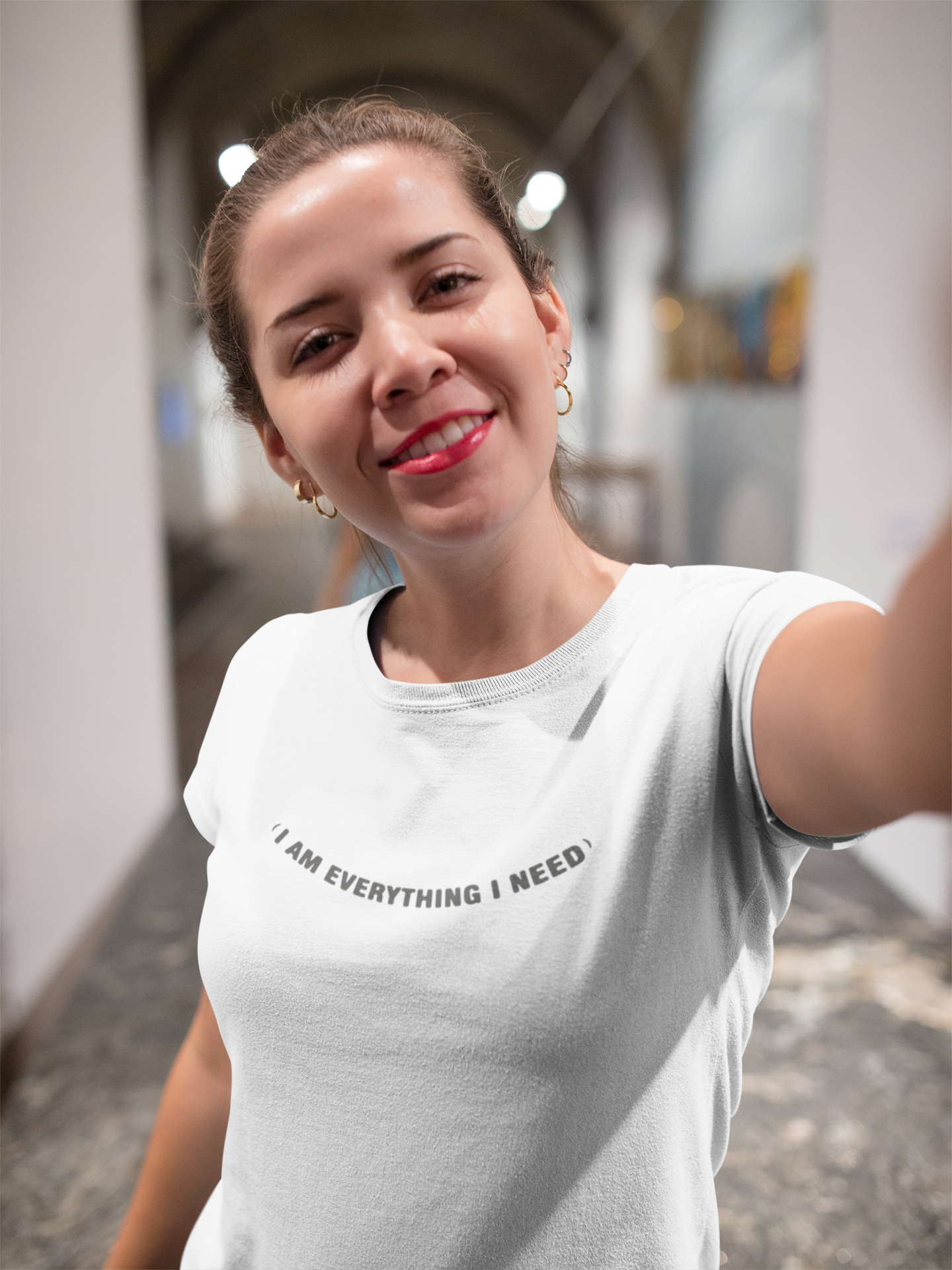 Everything I Need Desi Women Half Sleeves T-shirt- FunkyTeesClub