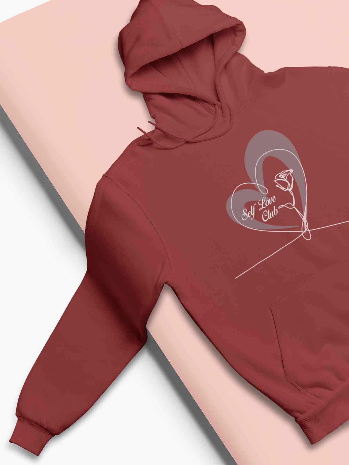 Self Love Club Hoodies for Women-FunkyTeesClub